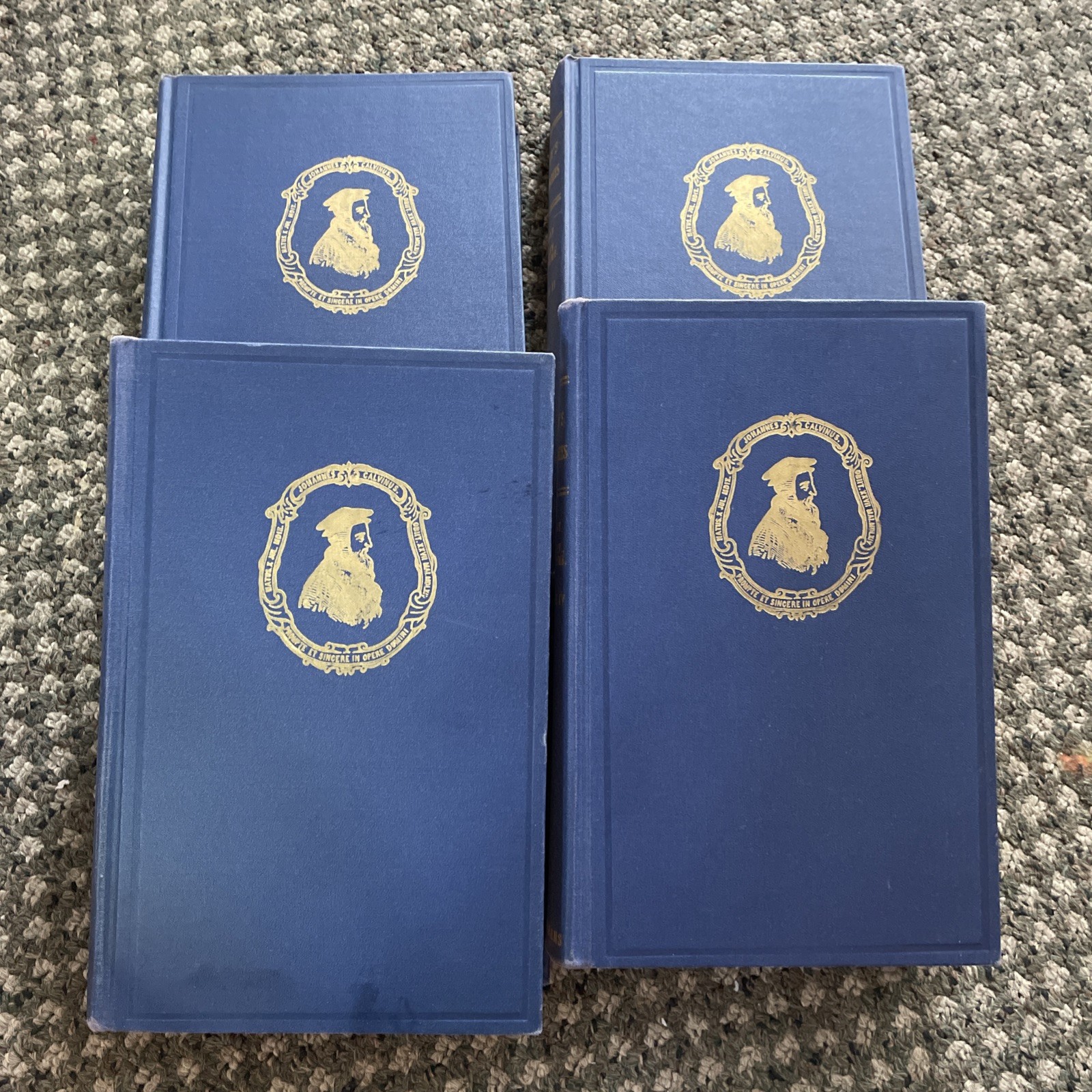 Calvin’s Commentary on Last 4 Books of Moses 4 Volume Set Eerdmans 1948 HB