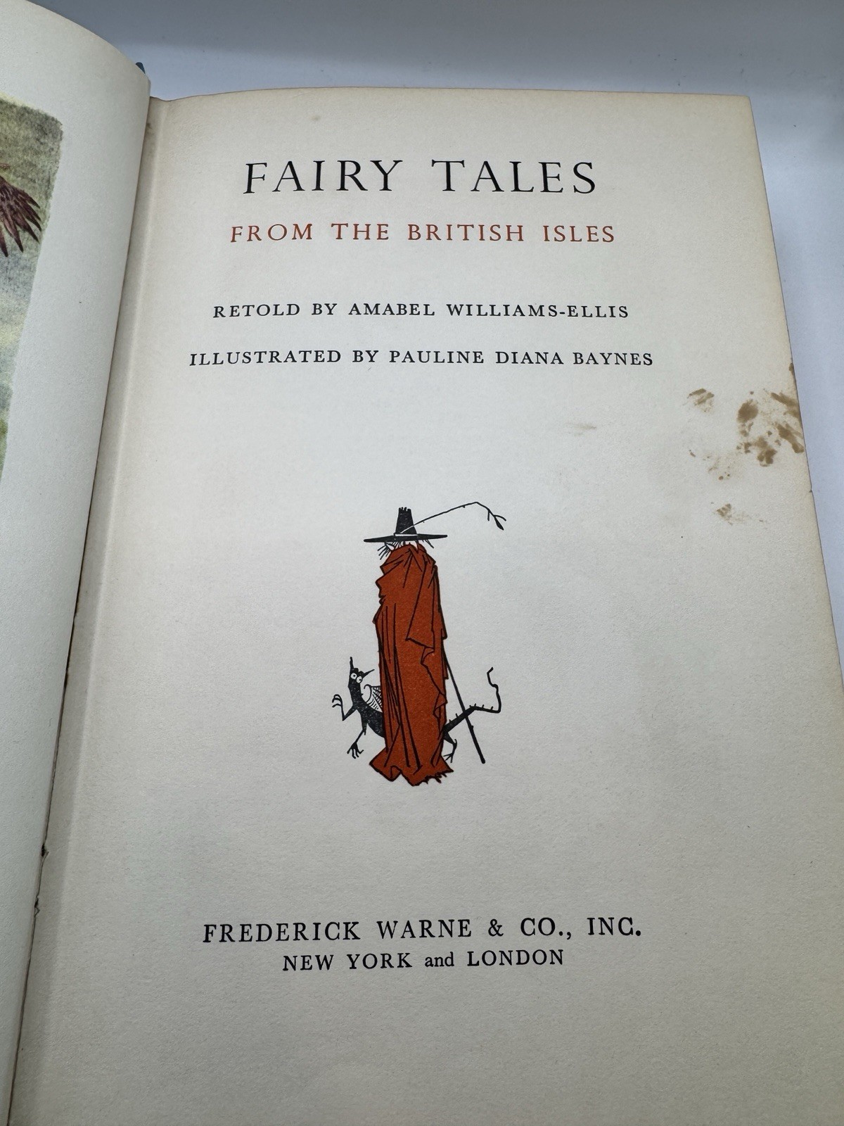 Vintage Fairy Tales From the British Isles Pauline Baynes Frederick Warne 1966