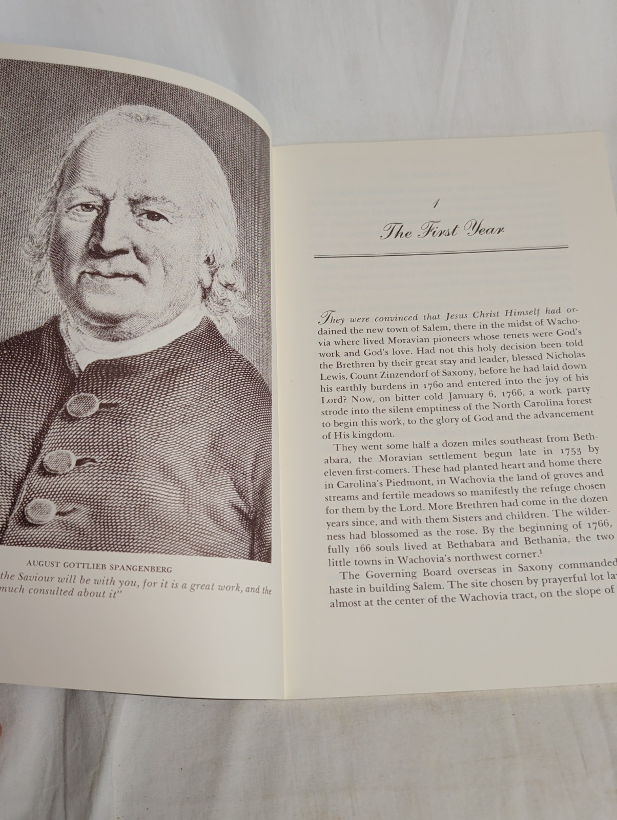 THE FOUNDERS 1st Decade of Moravians Settling in Old Salem PB Book 1966 WELLMAN
