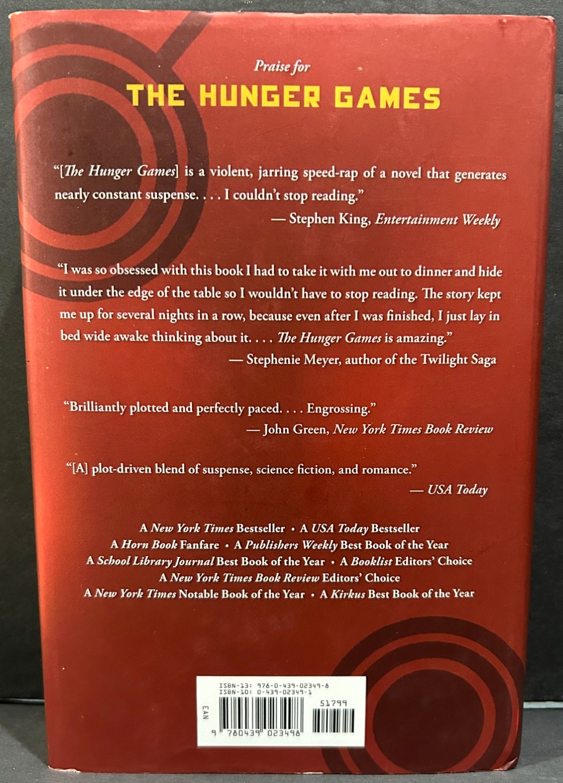Hunger Games Catching Fire Suzanne Collins First Edition (2009 Hardcover) Book 2