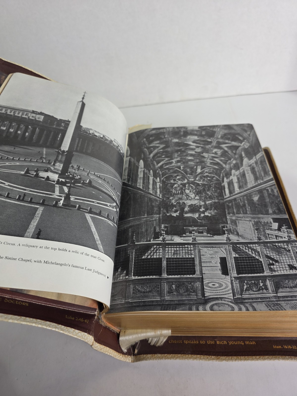 HOLY BIBLE 1958 Catholic Press HOLY ANGELS DELUXE EDITION Illustrated