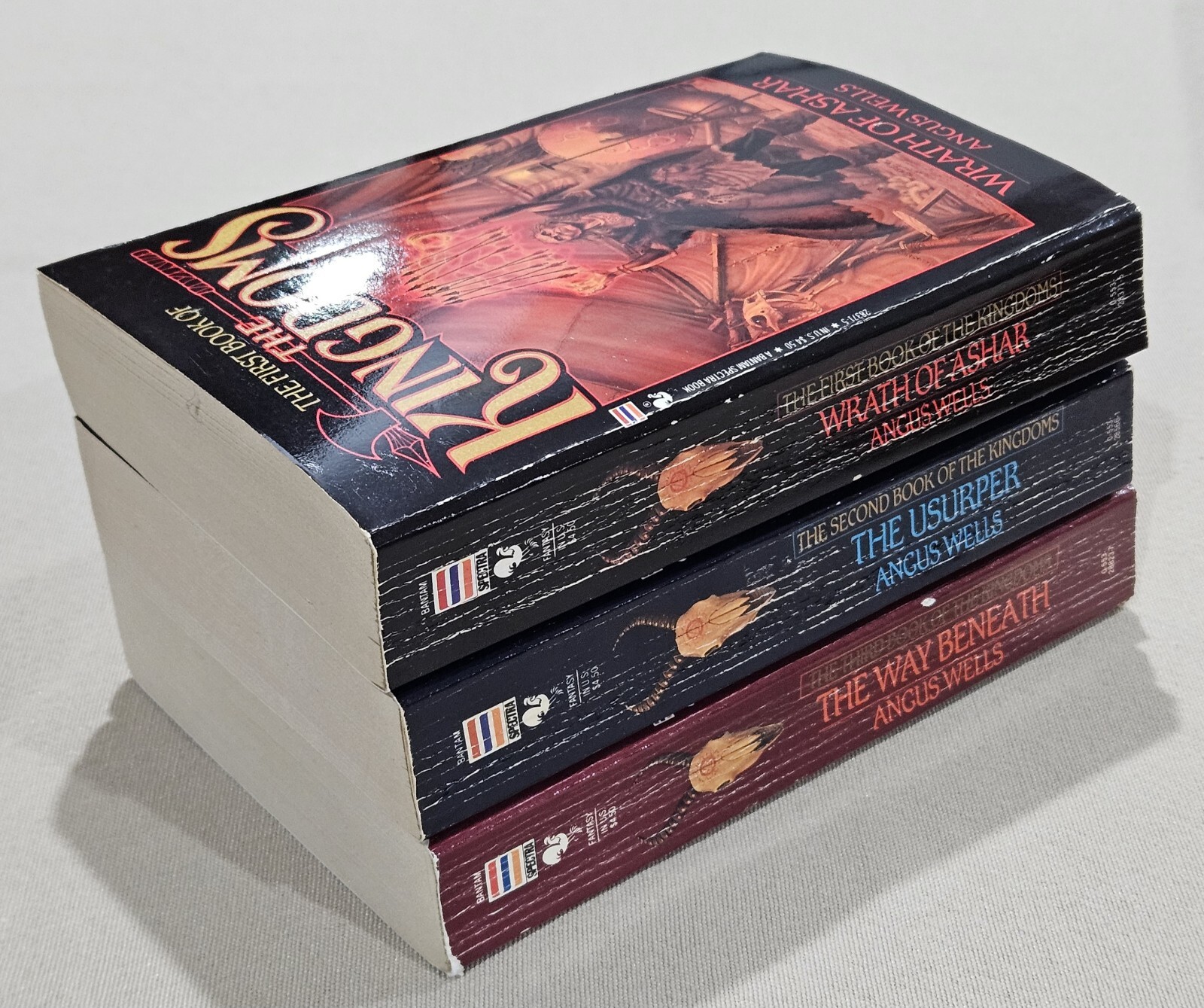 The Kingdoms Trilogy Set Book 1-3 Paperback Angus Wells Fantasy First Edition