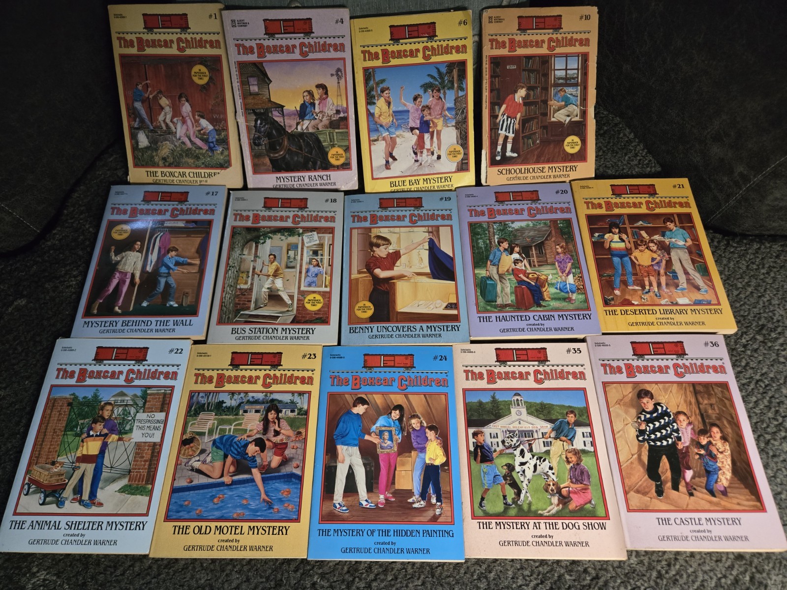 Vintage The Boxcar Children Book Lot of 14 Paperback Books by Gertrude Warner