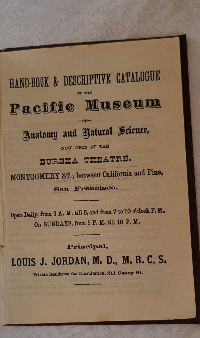 1865 The Philosophy of Marriage Being Four Important Lectures, Medical History