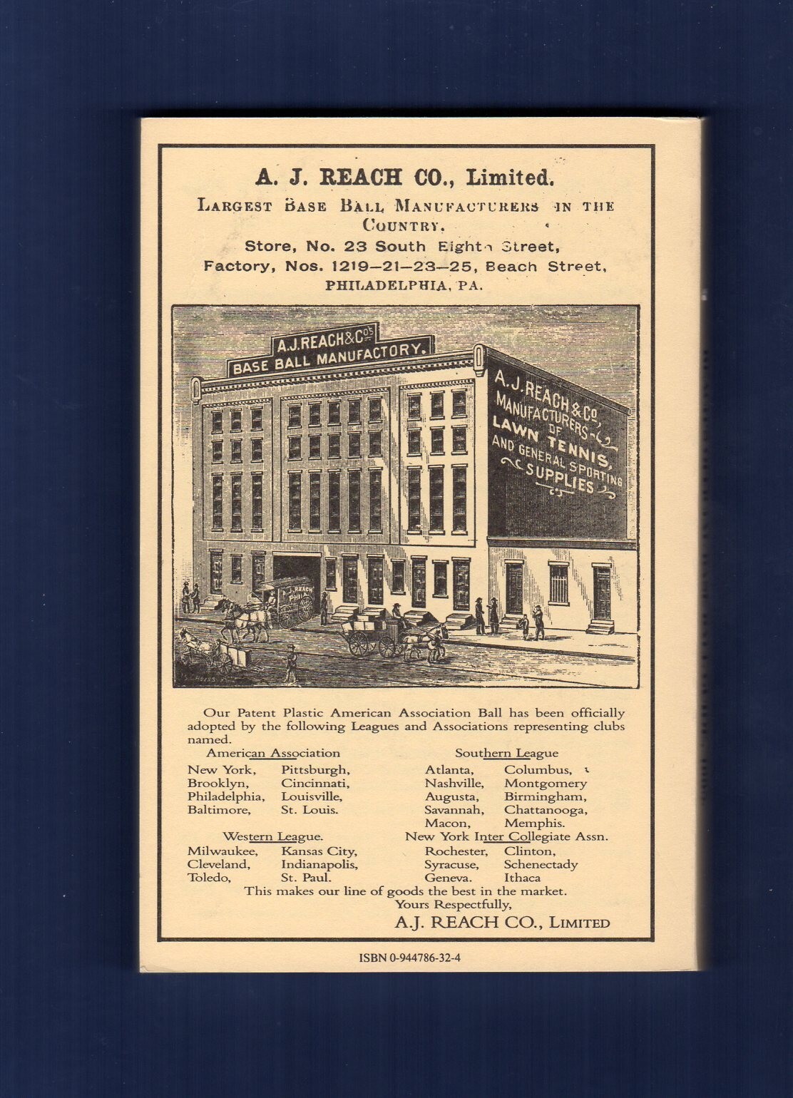 1885 REACH’S A.A. BASEBALL GUIDE ~ 1989 Horton P.C. | 164 pages ~Scarce REPRINT!