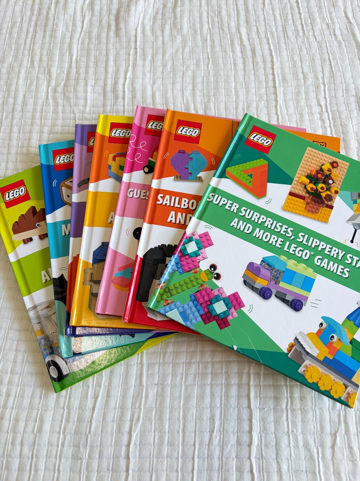 Lot of 7 LEGO DK Hardcover Books Ideas Games Activities STEM Learning