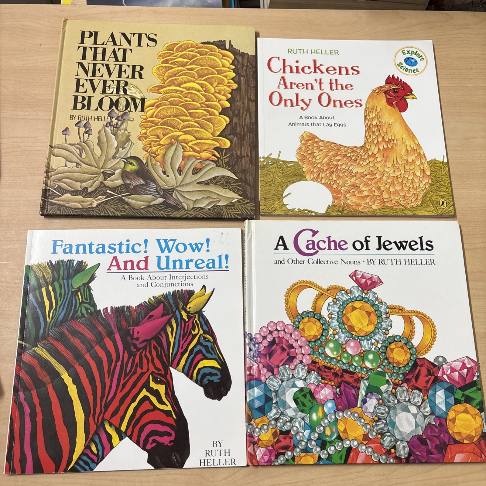 Lot 18 Ruth Heller Picture Books How to Hide Adverbs Nouns Pronouns Adjectives