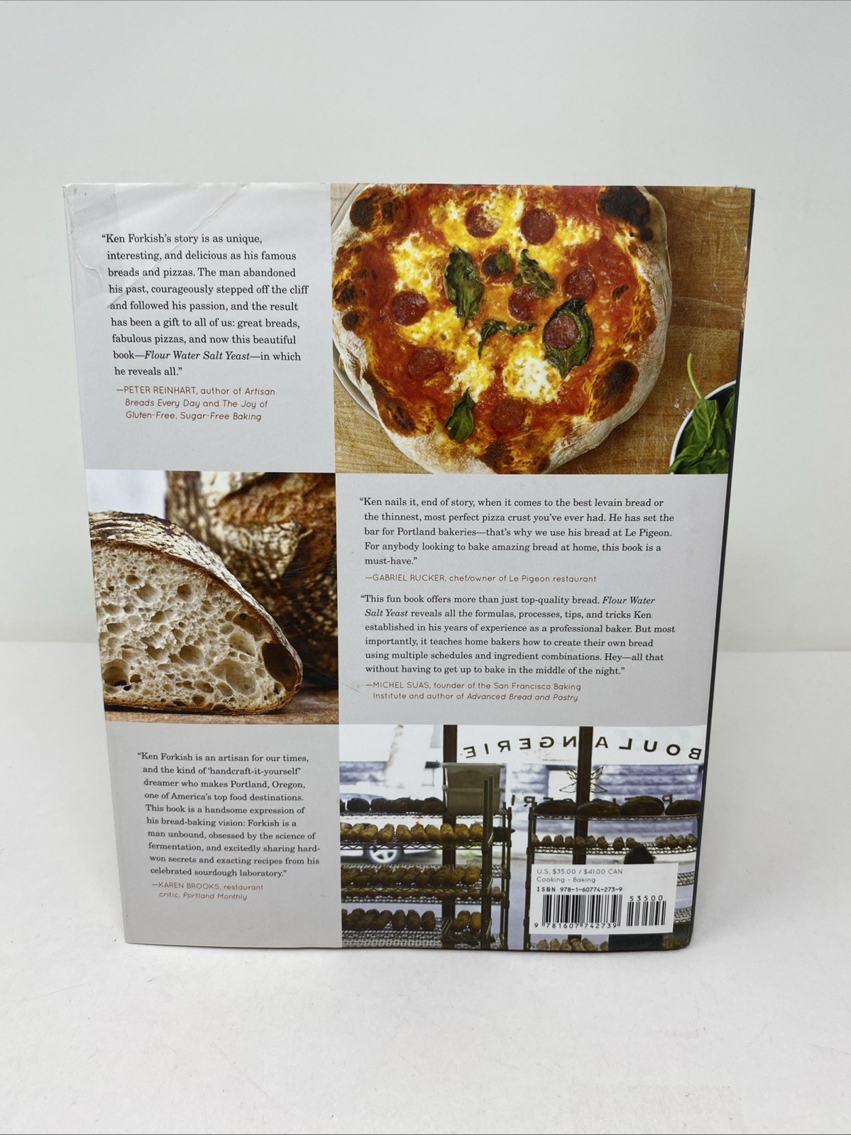 Flour Water Salt Yeast Ken Forkish HC 2012 Artisan Bread Pizza Unmarked DJ Wear