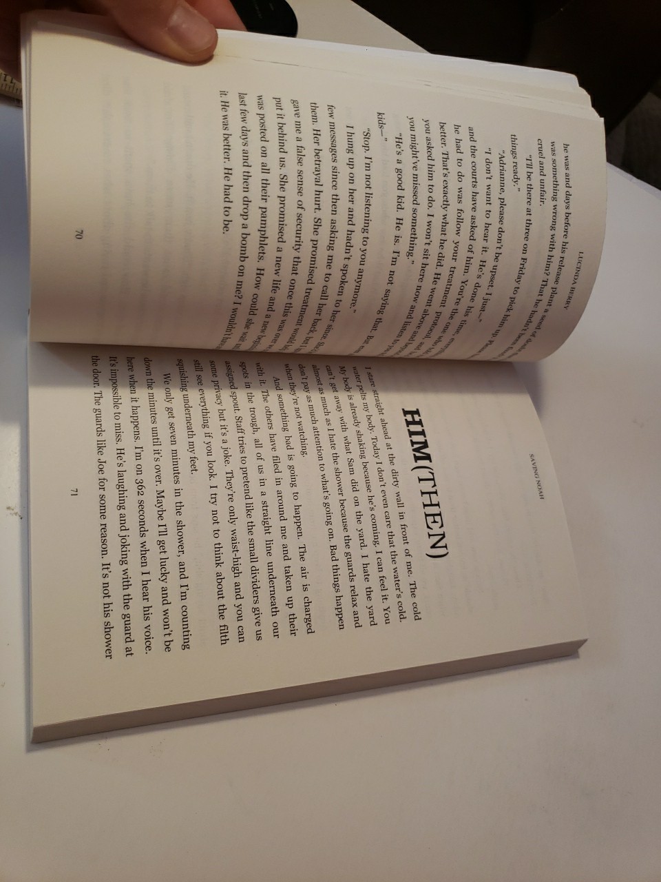 Saving Noah Paperback Book 2017 Lucinda Berry