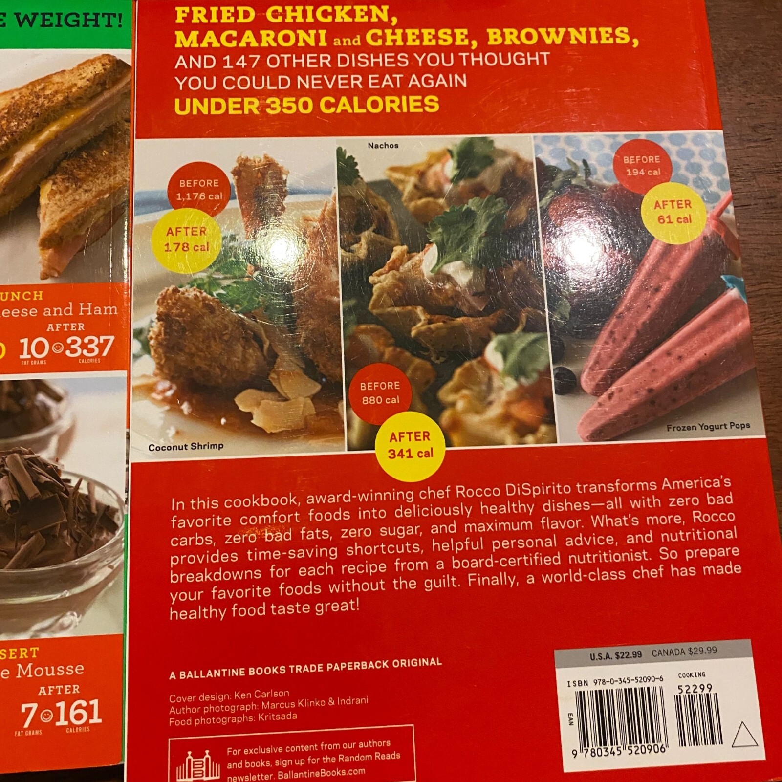 Rocco Dispirito cookbook lot Now eat this Italian comfort foods diet recipe book