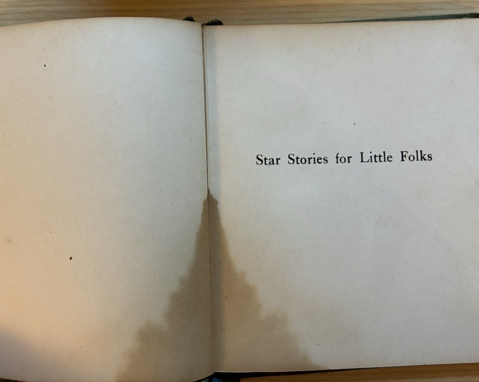 STAR STORIES FOR LITTLE FOLKS by Gertrude Chandler Warner vintage 1918