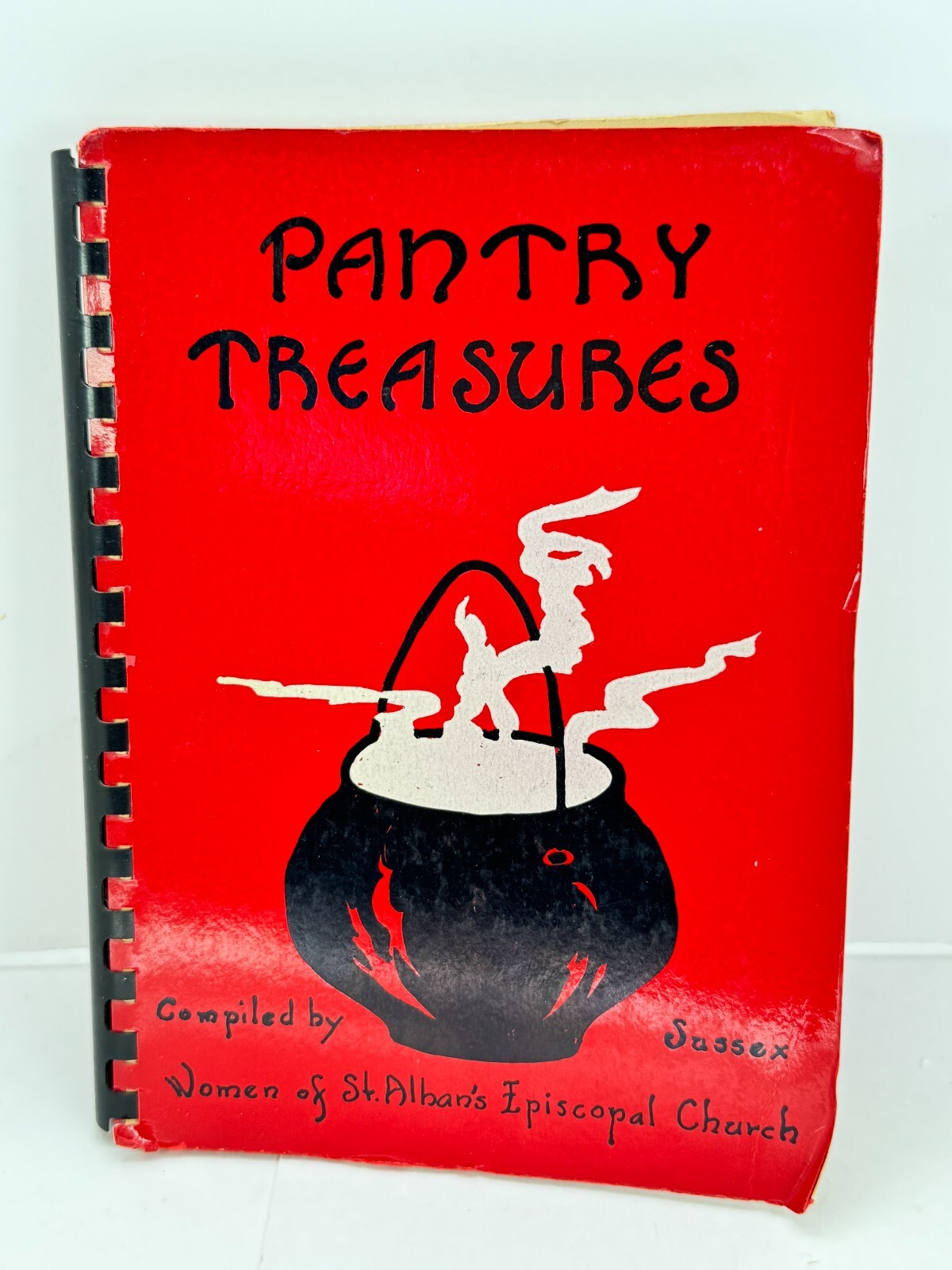 Pantry Treasures recipes Cookbook Spiral tab bound 125 Pages St. Albans Sussex