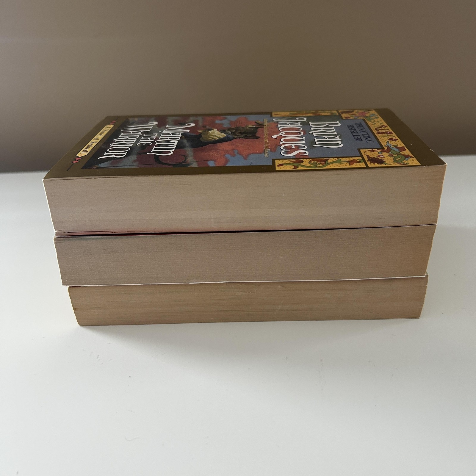 Redwall 4 Book Lot Brian Jacques Rakkety Tam Martin Warrior Legend Luke Lutra