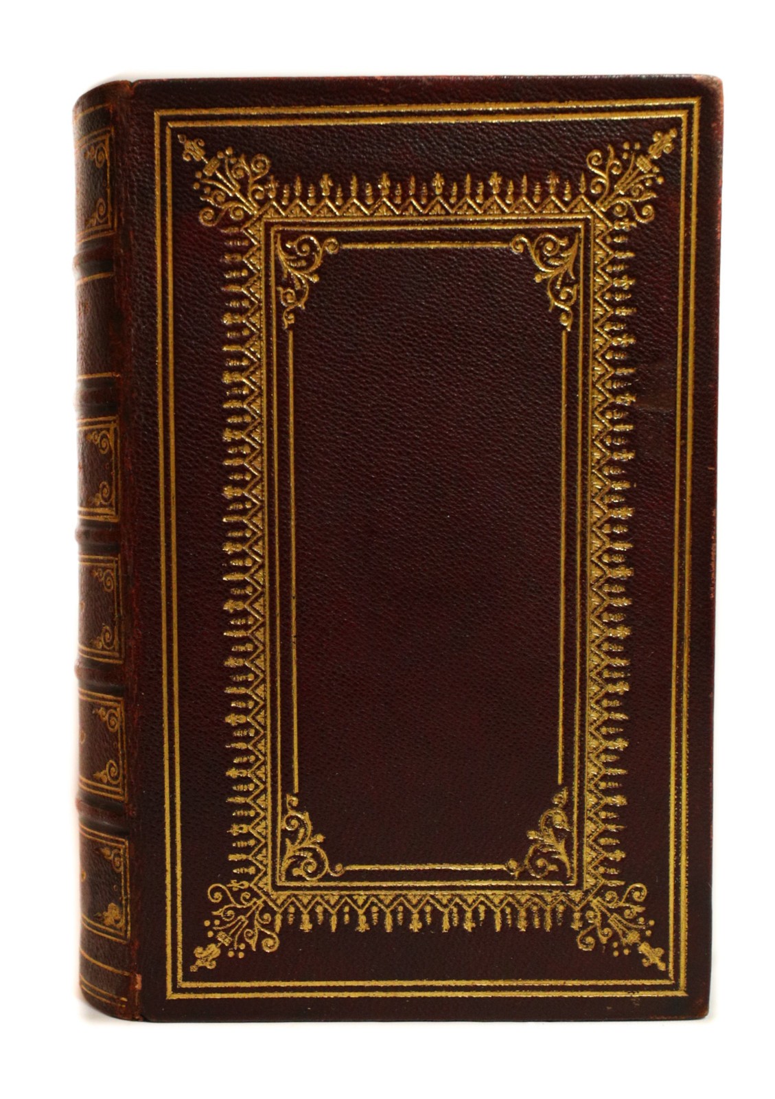 1863 WA Hill, Poetical Works of Thomas Campbell, Full Leather Fine Binding