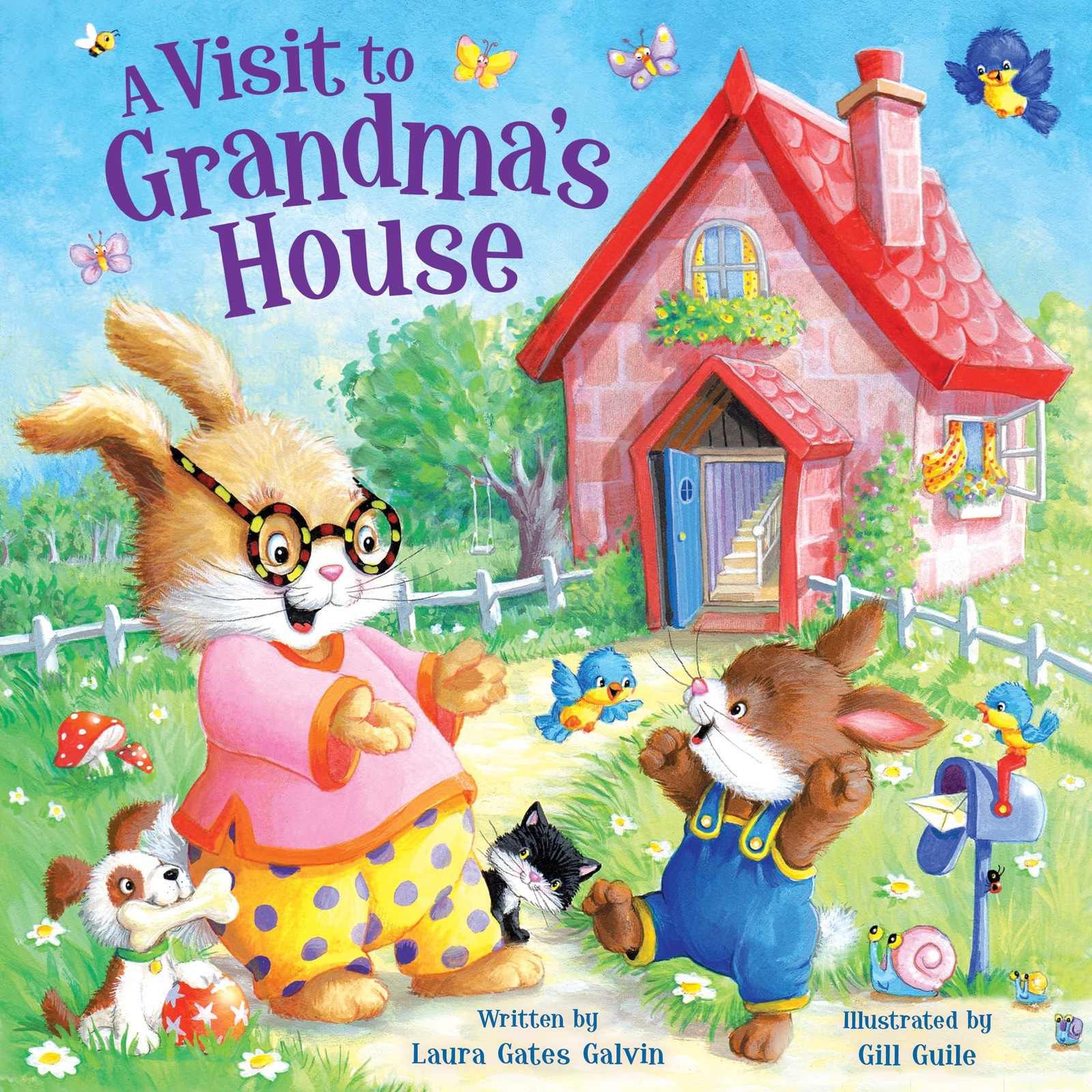 A Visit to Grandma’s House – Story-time Rhyming Board Book for Toddlers, Age…
