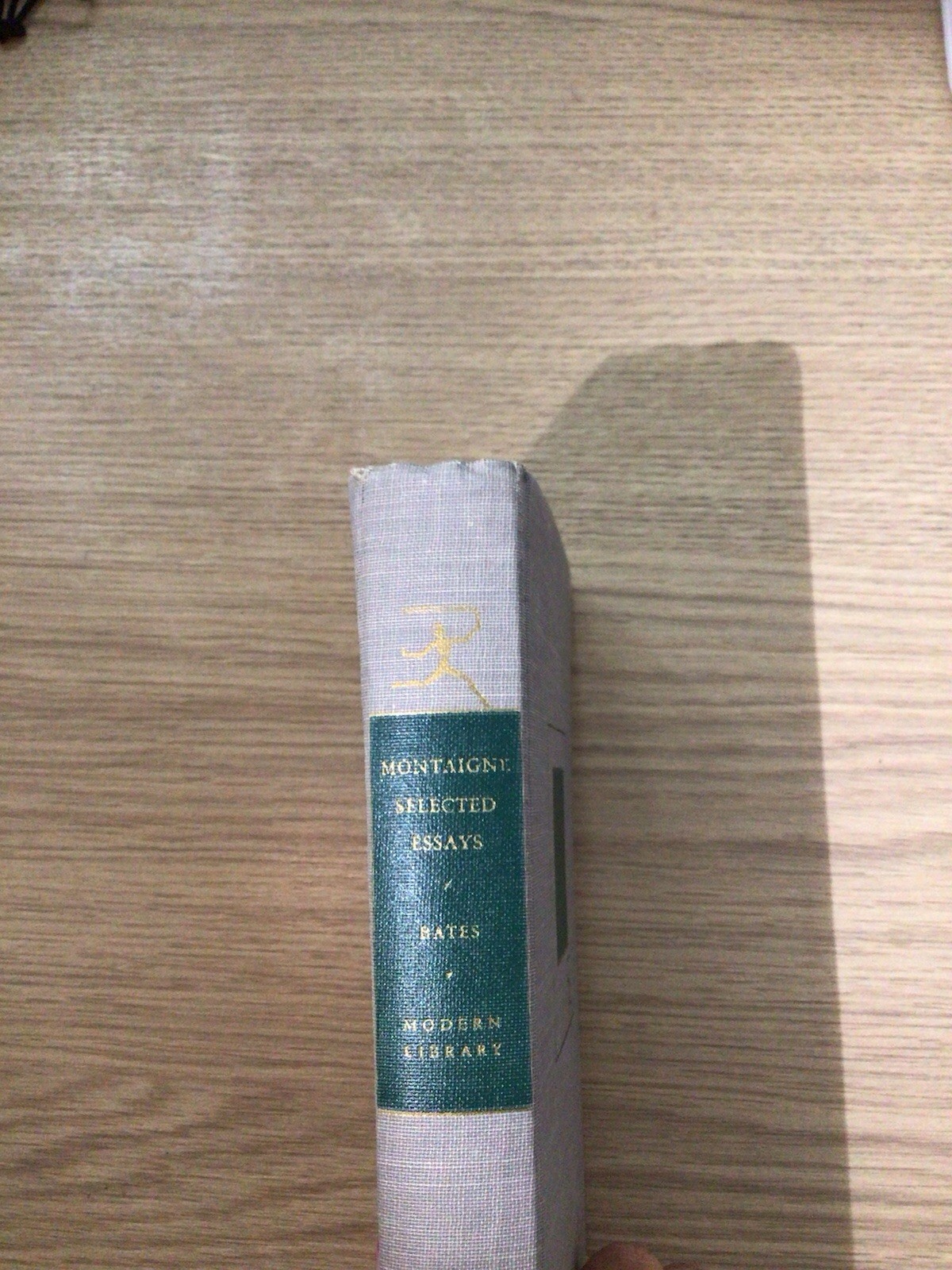 Montaigne: Selected Essays Edited by George Burnham Ives Hardcover Book
