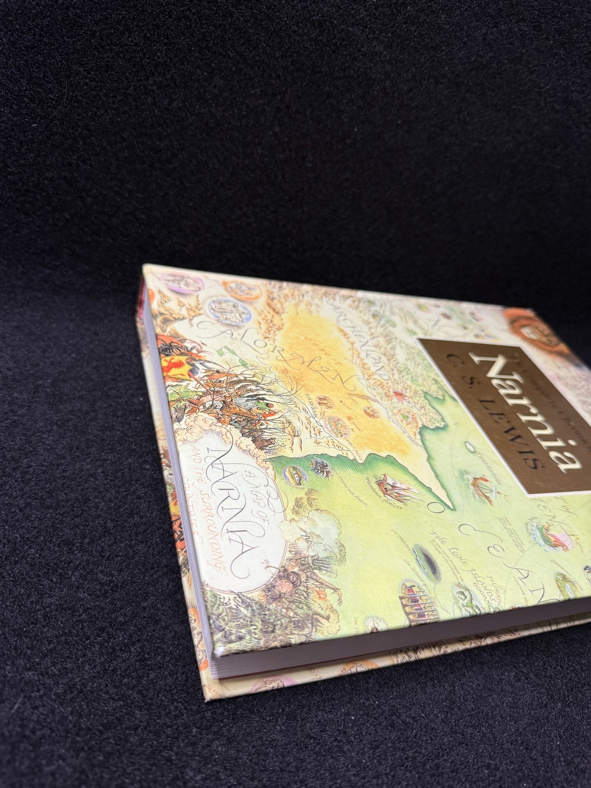 Complete Chronicles of Narnia C.S. Lewis Illus Pauline Baynes HarperCollins HC