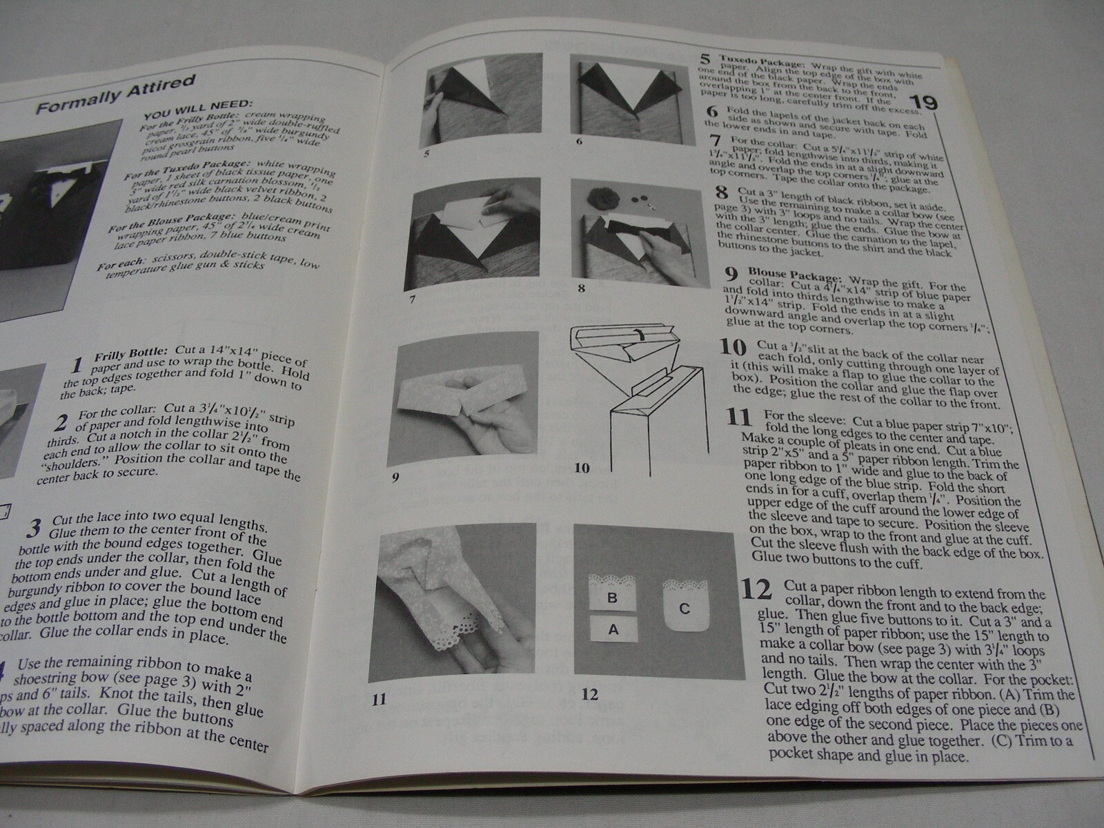 WRAP IT UP – 28 PAGES OF GIFT WRAPPING IDEAS – 8 1/2″ x 11″ Paperback Mag/Book!
