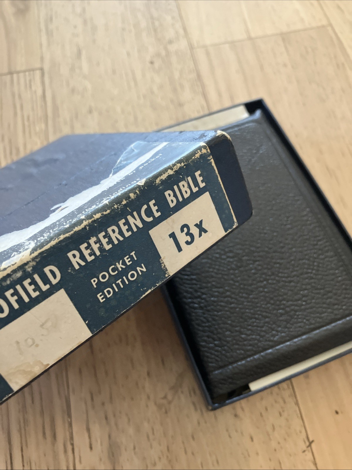 Rare! 1945 Scofield Reference Bible Pocket KJV Oxford Genuine Leather 13X in Box