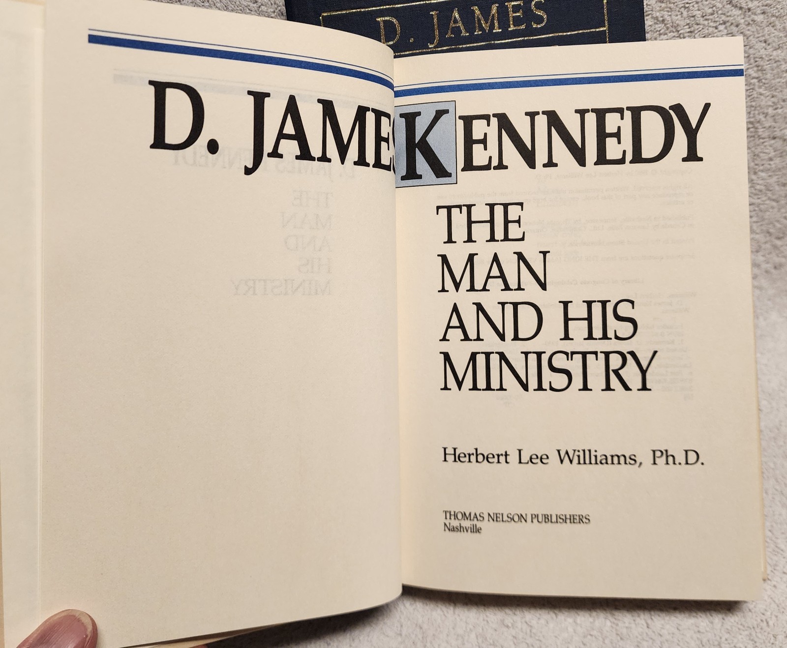 D James Kennedy The Man and His Ministry 2 Hardcover Book Box Set Coral Ridge