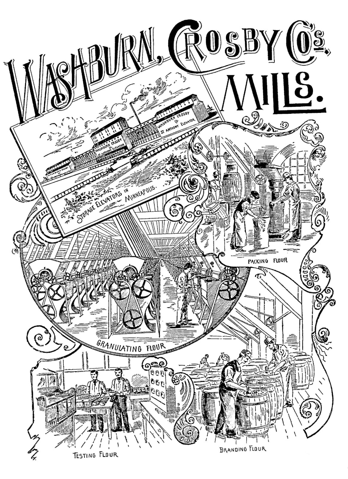 Washburn Crosby CO. New Cook Book “1894” 74 Pages