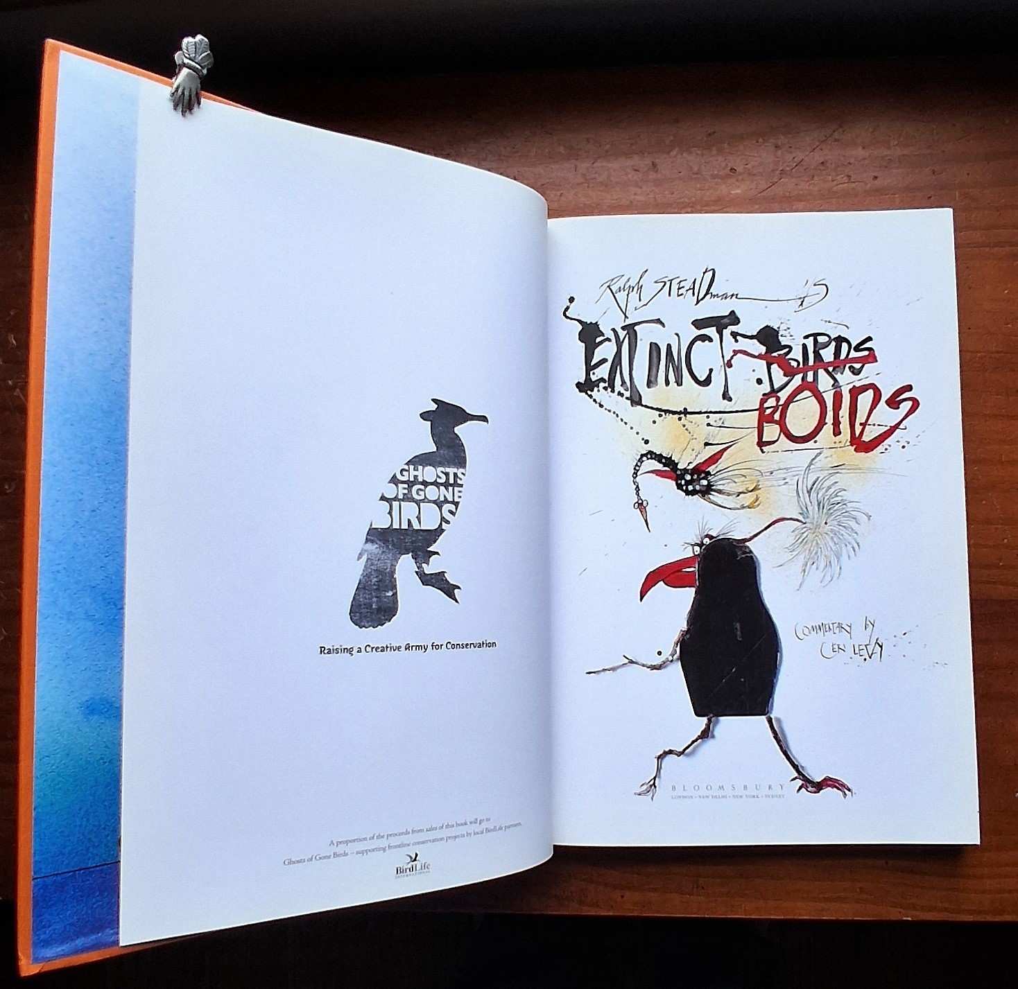 EXTINCT BOIDS Birds Ralph Steadman & Ceri Levy 2012 Hardcover Dustjacket Dodo