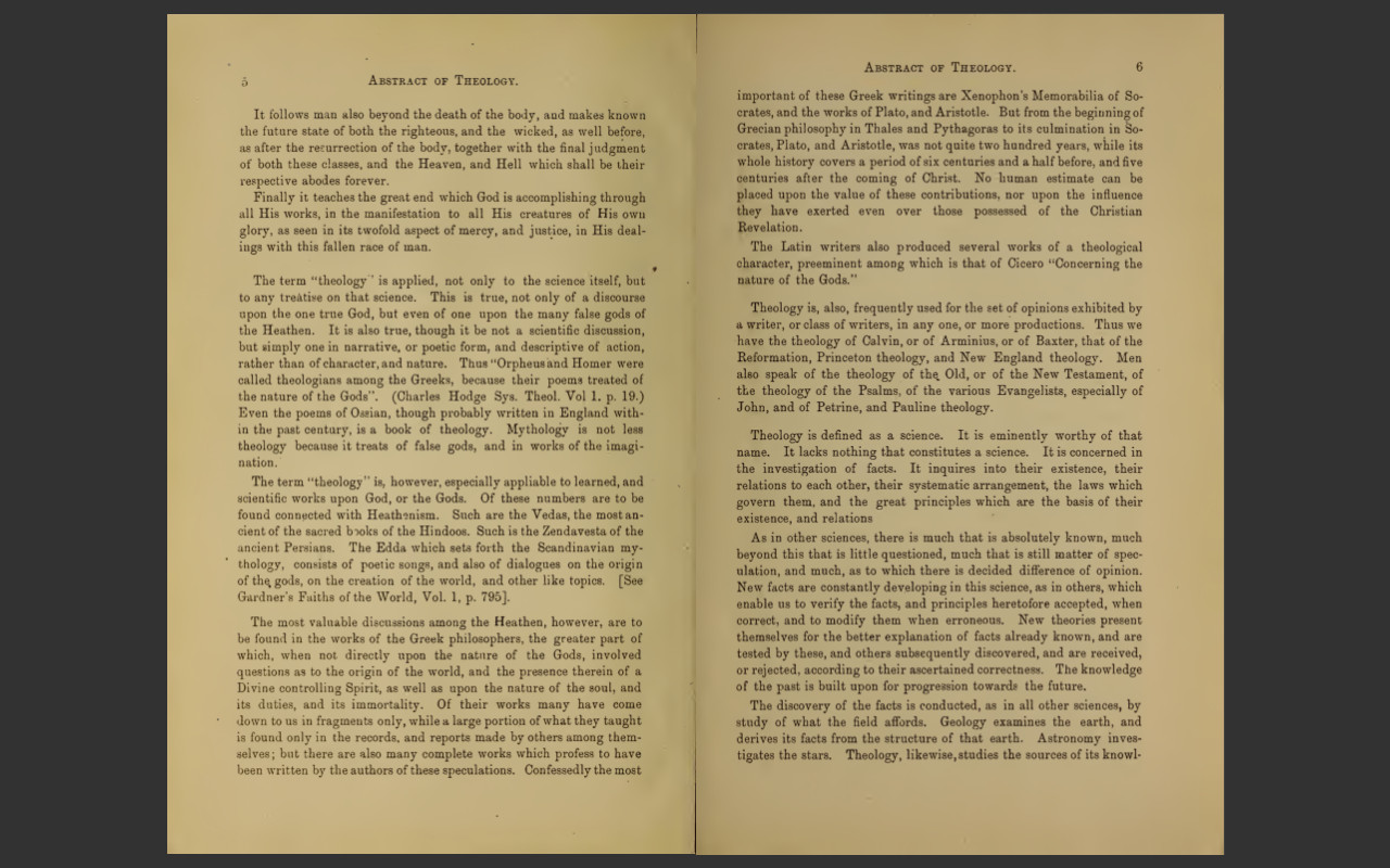 Abstract of Systematic Theology by James P Boyce (1882 Edition) E-Book on CD-ROM