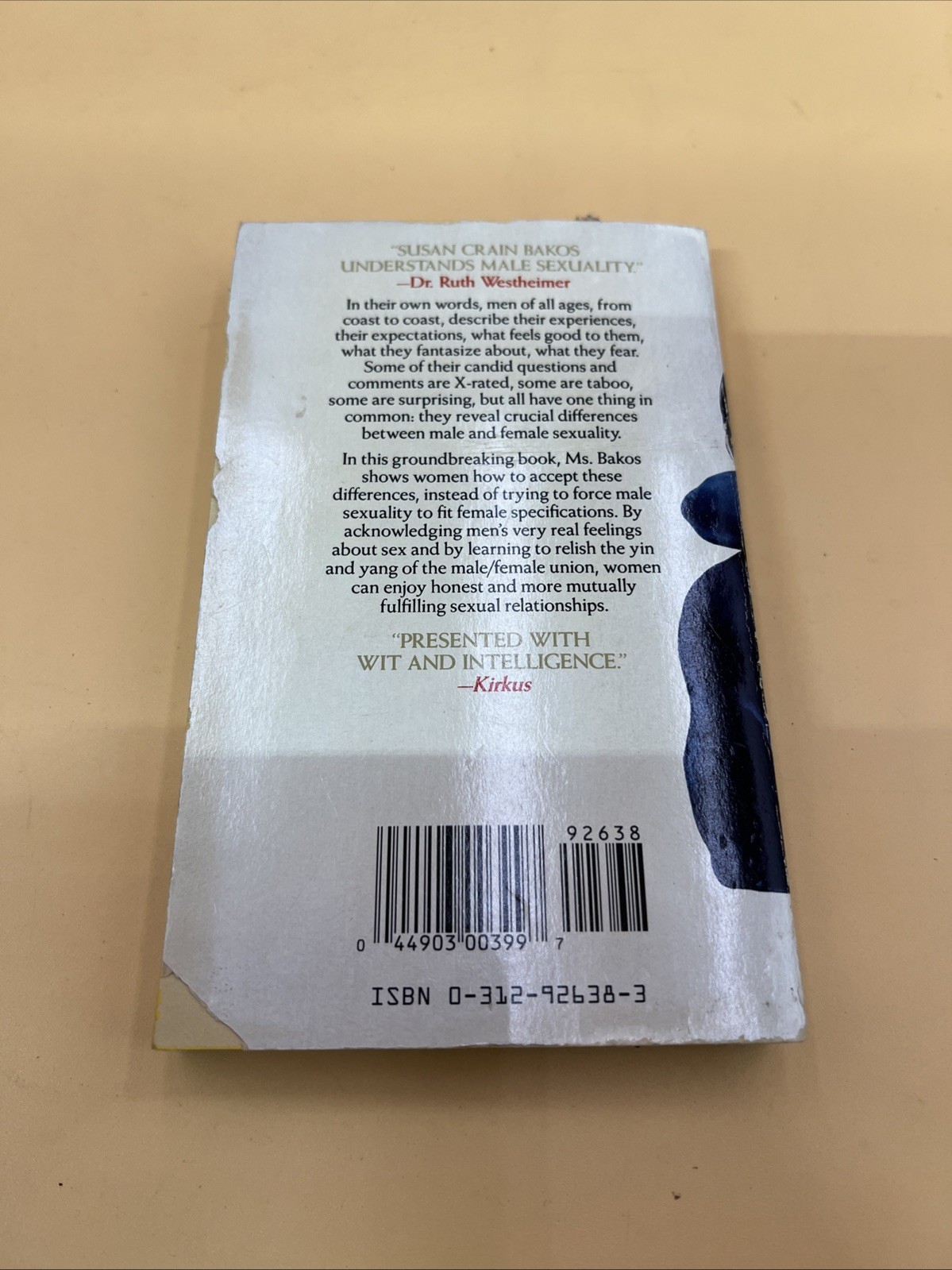 What Men Really Want : Straight Talk from Men about Sex – by Susan Crain Bakos
