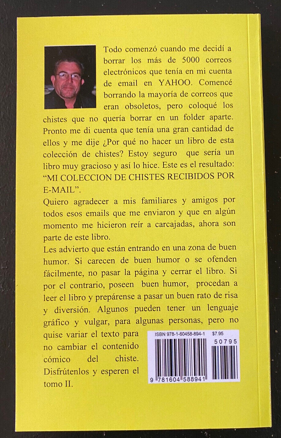 Libro de Chistes “Mi Colección De Chistes Recibidos Por E-Mail” Jokes in Spanish