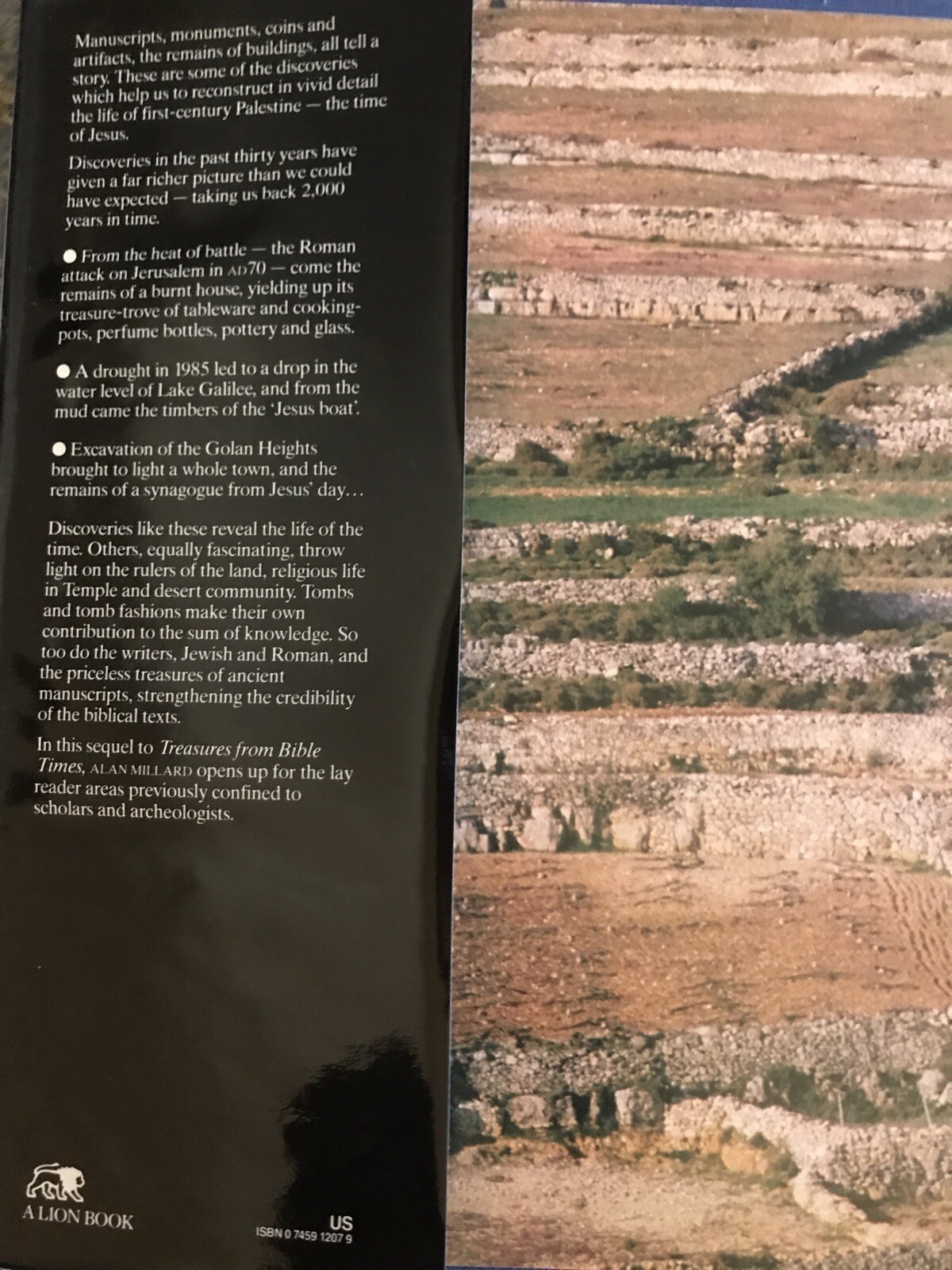 Discoveries From The Time Of Jesus, Alan Millard, Hard, w/dust cover