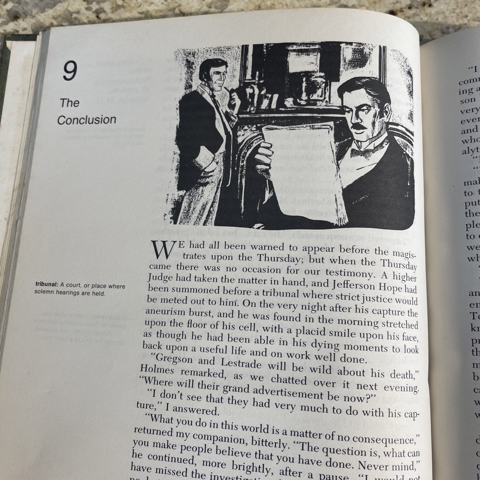 Vintage 1968 Casebook of Sherlock Holmes By A. Conan Doyle (Illustrated, HC)