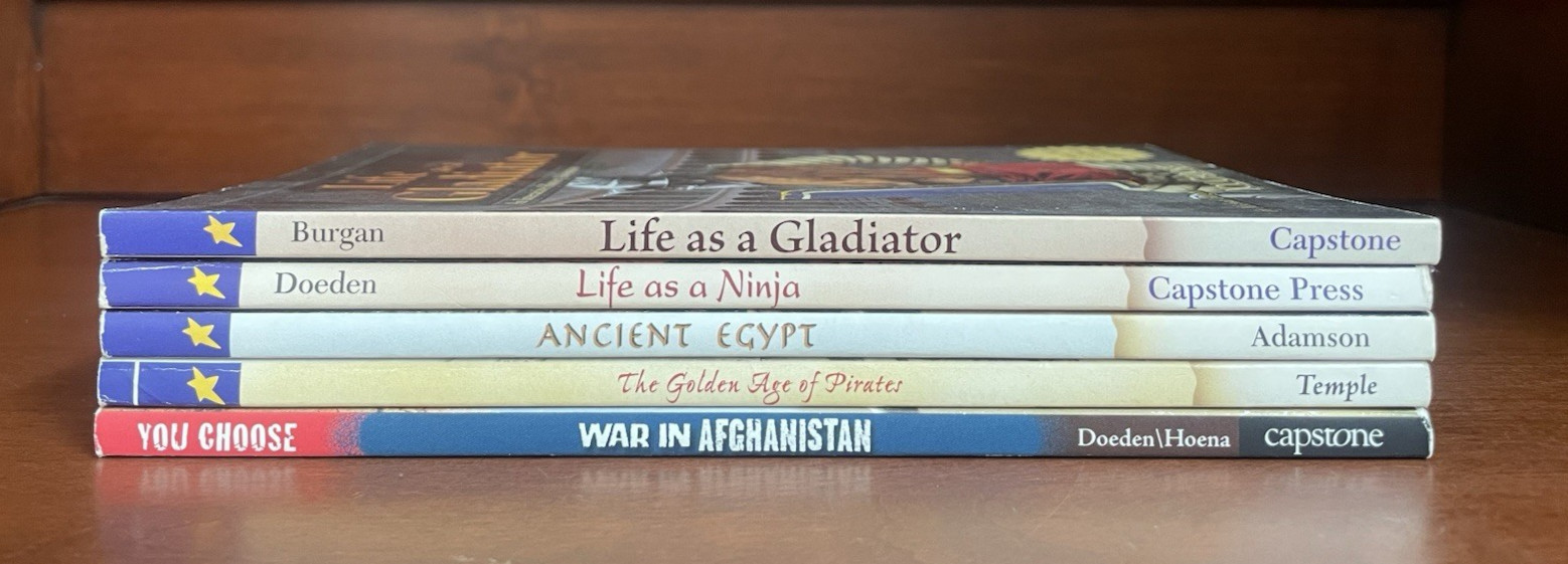 You Choose Books Lot of 5 ~ An Interactive History Adventure ~ Capstone