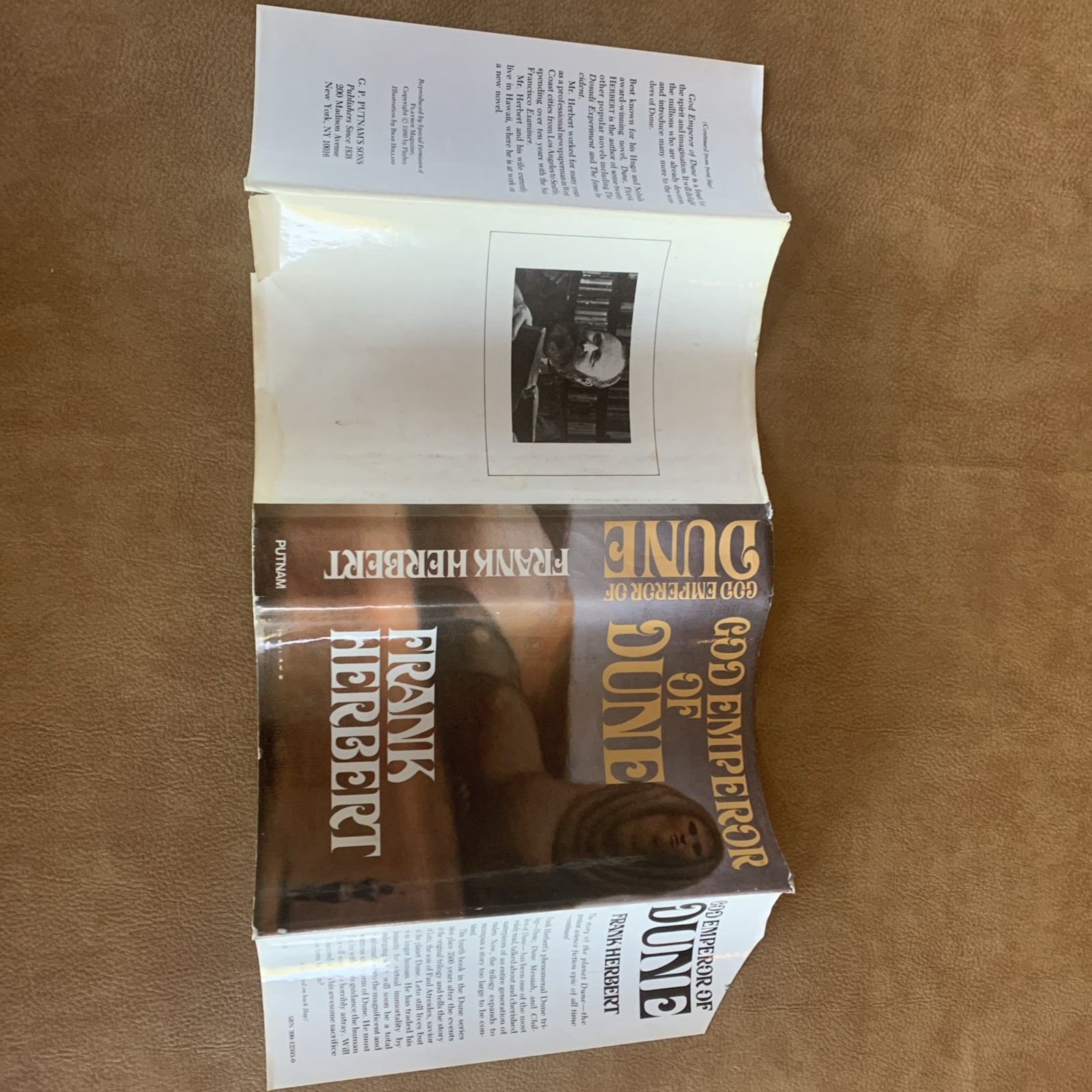 GOD EMPEROR OF DUNE Frank Herbert 1981 1st edition 3rd Impression HC DJ!
