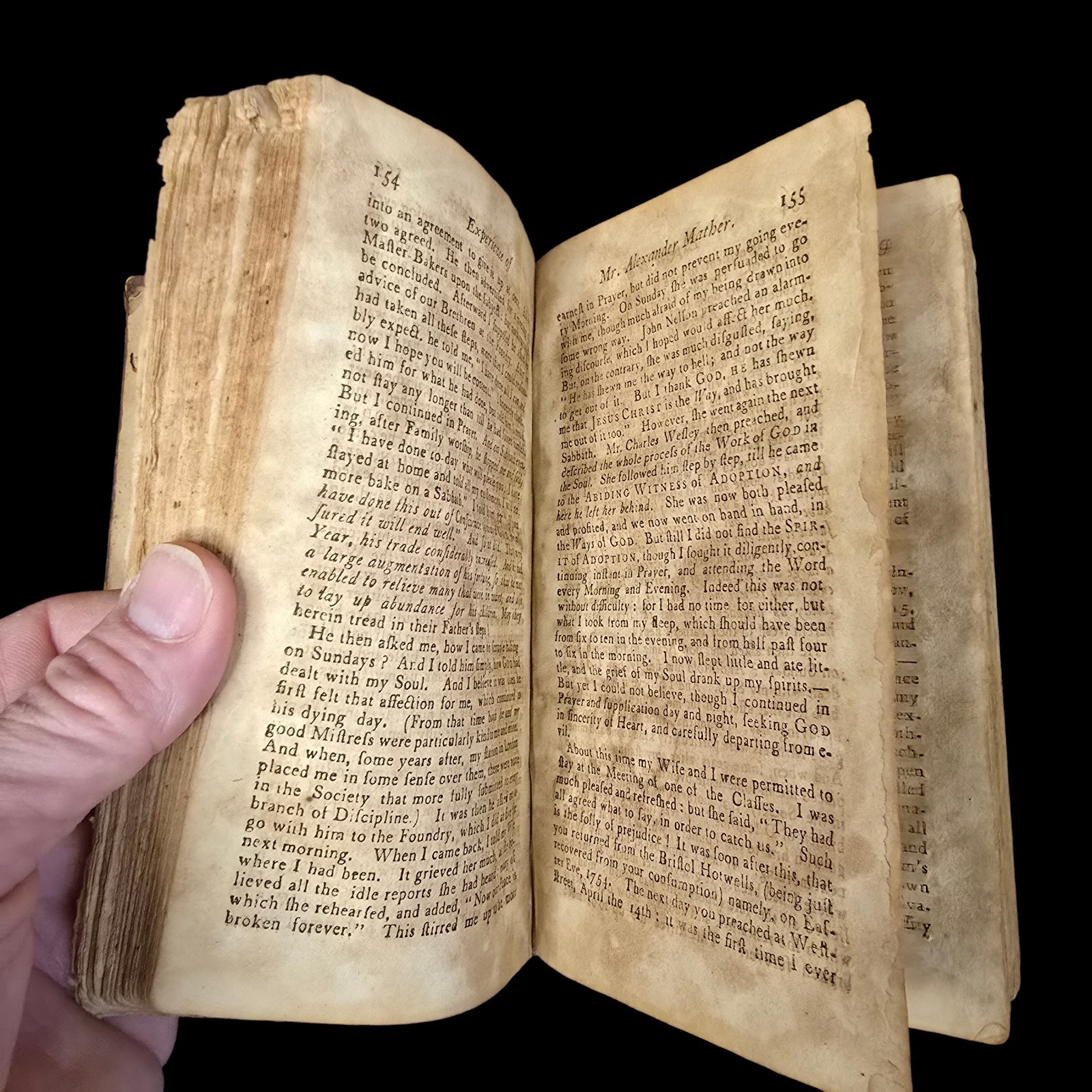 John Wesley. The Experience of Several Eminent Methodist Preachers 1812