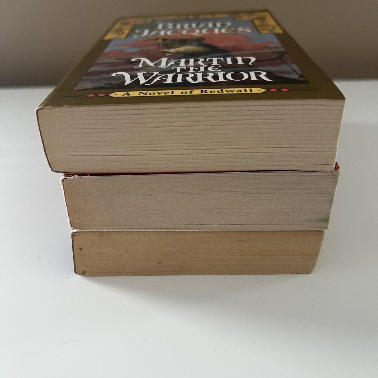 Redwall 4 Book Lot Brian Jacques Rakkety Tam Martin Warrior Legend Luke Lutra