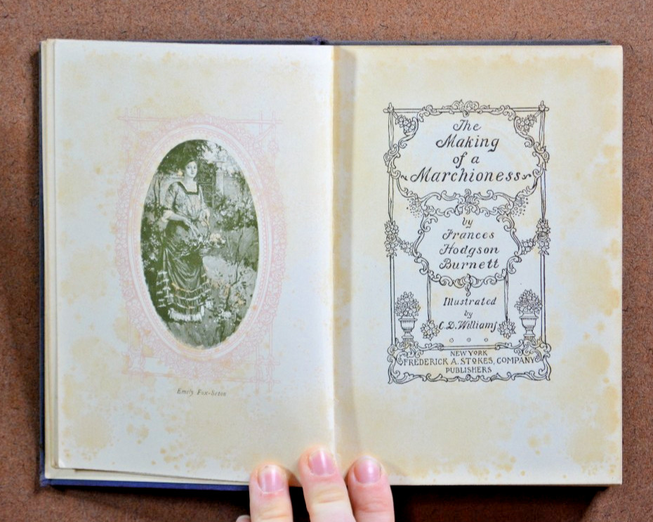 Vintage The Making of a Marchioness Frances Hodgson Burnett 1901 First Edtion