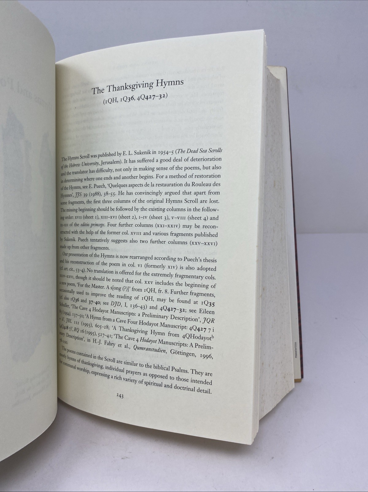 Dead Sea Scrolls English Vermes HC 1997 Unmarked Pages Foxing Edges