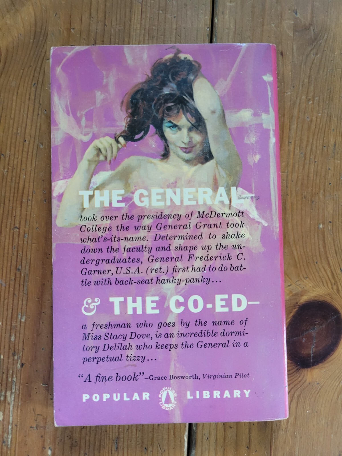 THE GENERAL AND THE CO-ED 1963 BOB DUNCAN PB