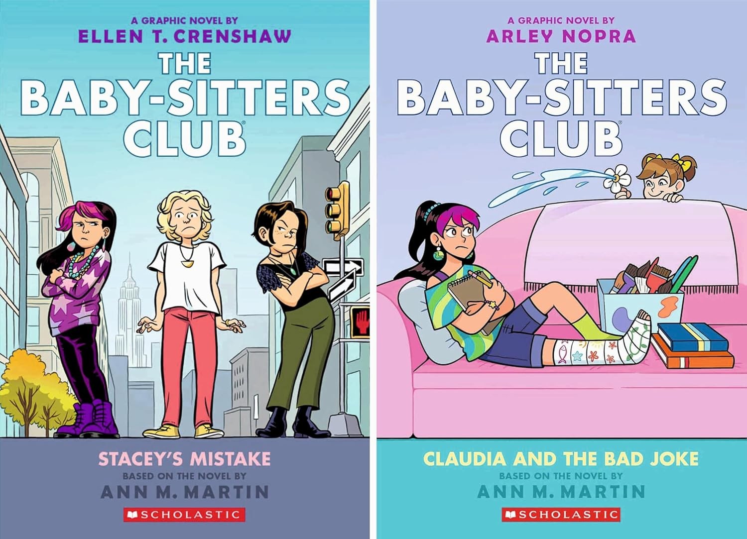The Baby-Sitters Club Graphic Novel Series Collection Book 8 to 18 by Ann M.