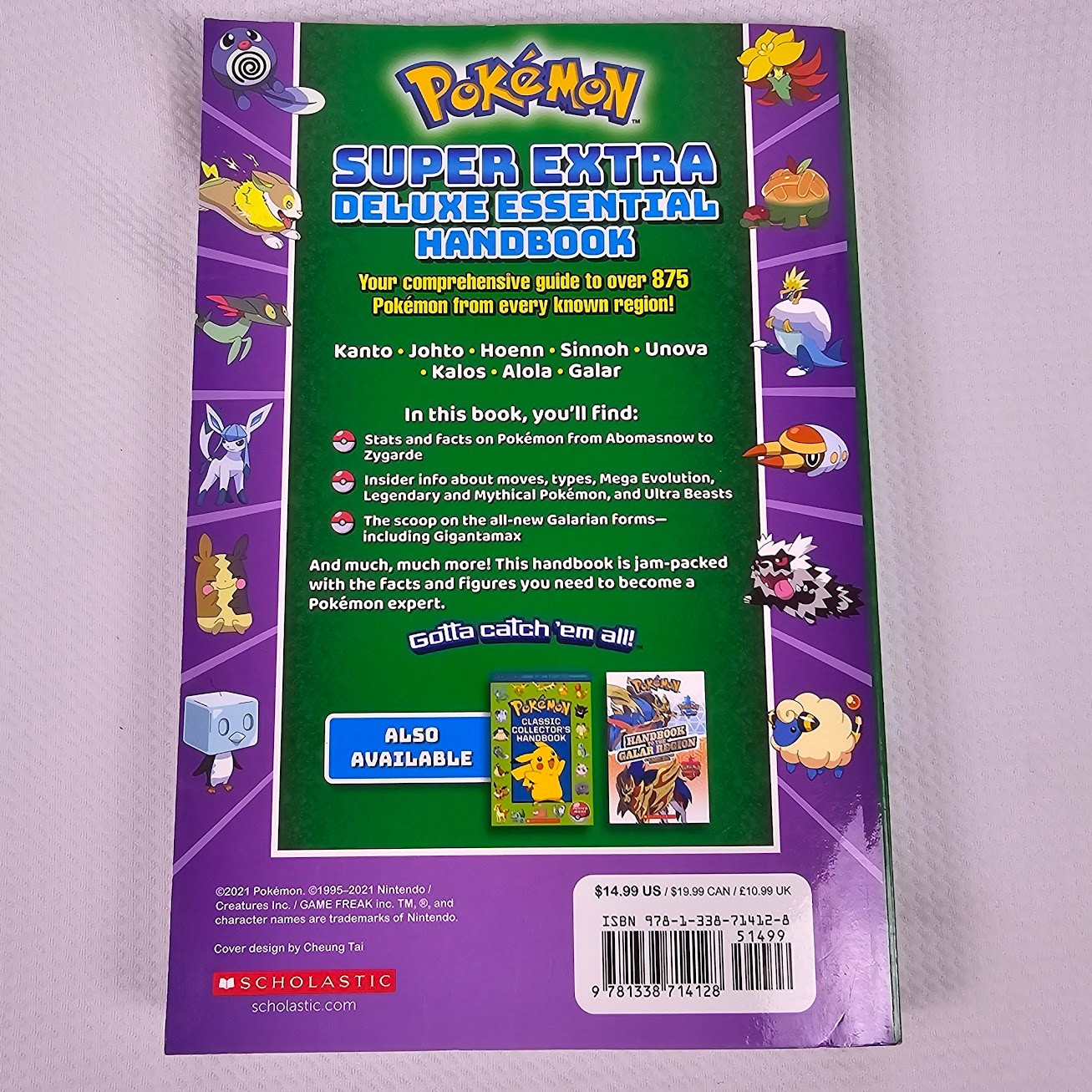Pokémon Super Extra Deluxe Essential Handbook Schoolastic Paperback