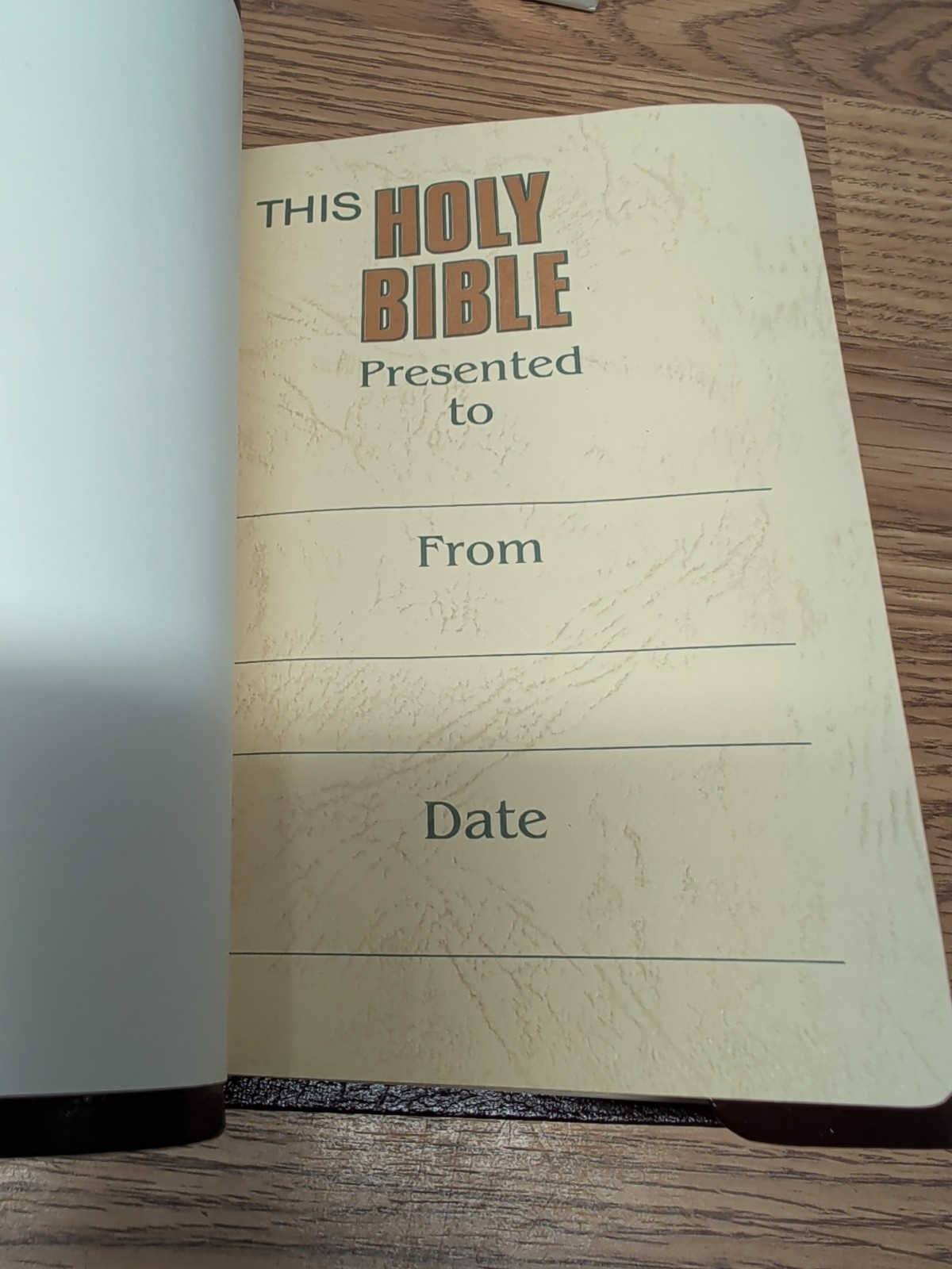 KJV Reference Bible Bonded Leather Center Column Reference New in Box