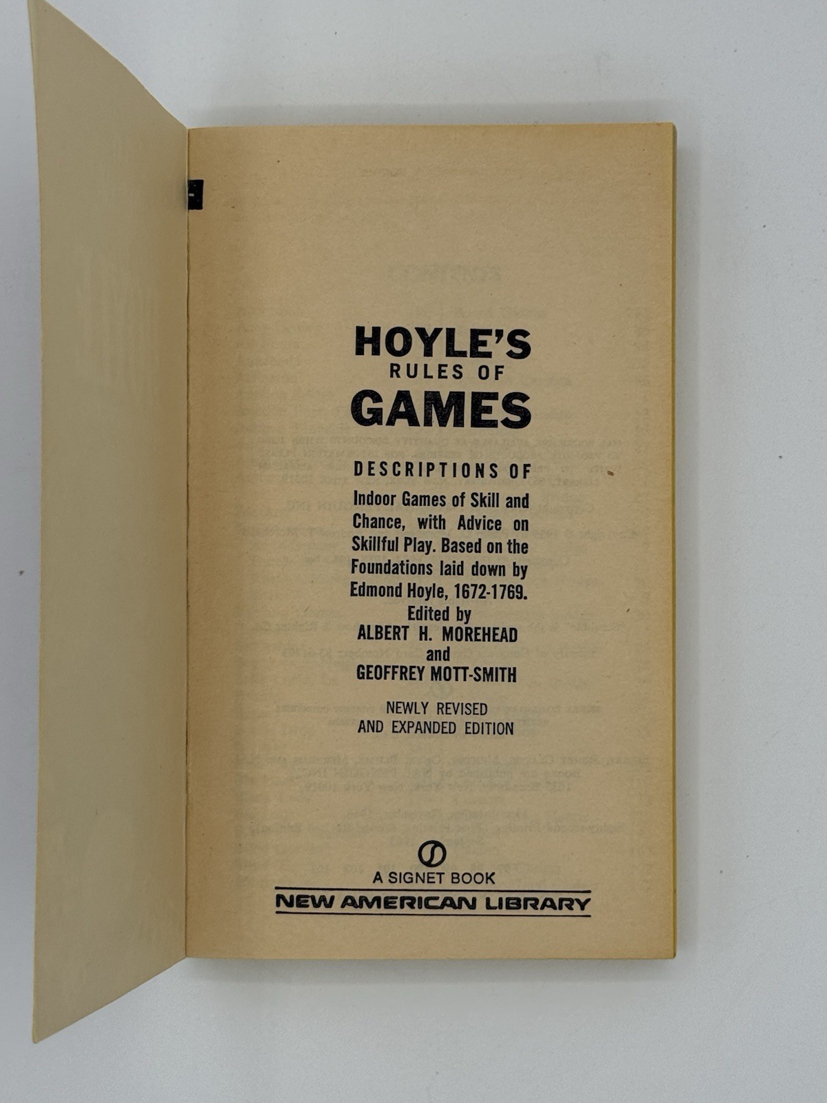 Hoyles Rules of Games: Play According to Hoyle, Paperback Poker Chess Solitaire