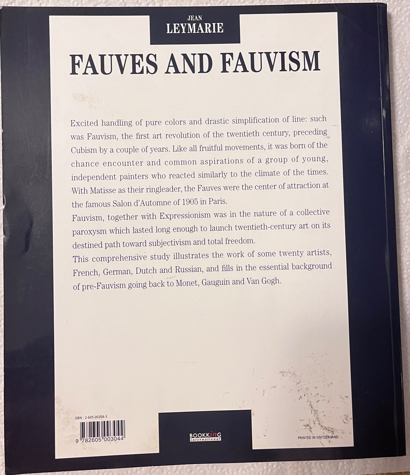 Fauves and Fauvism Paperback Art Book By JEAN LEYMARIE