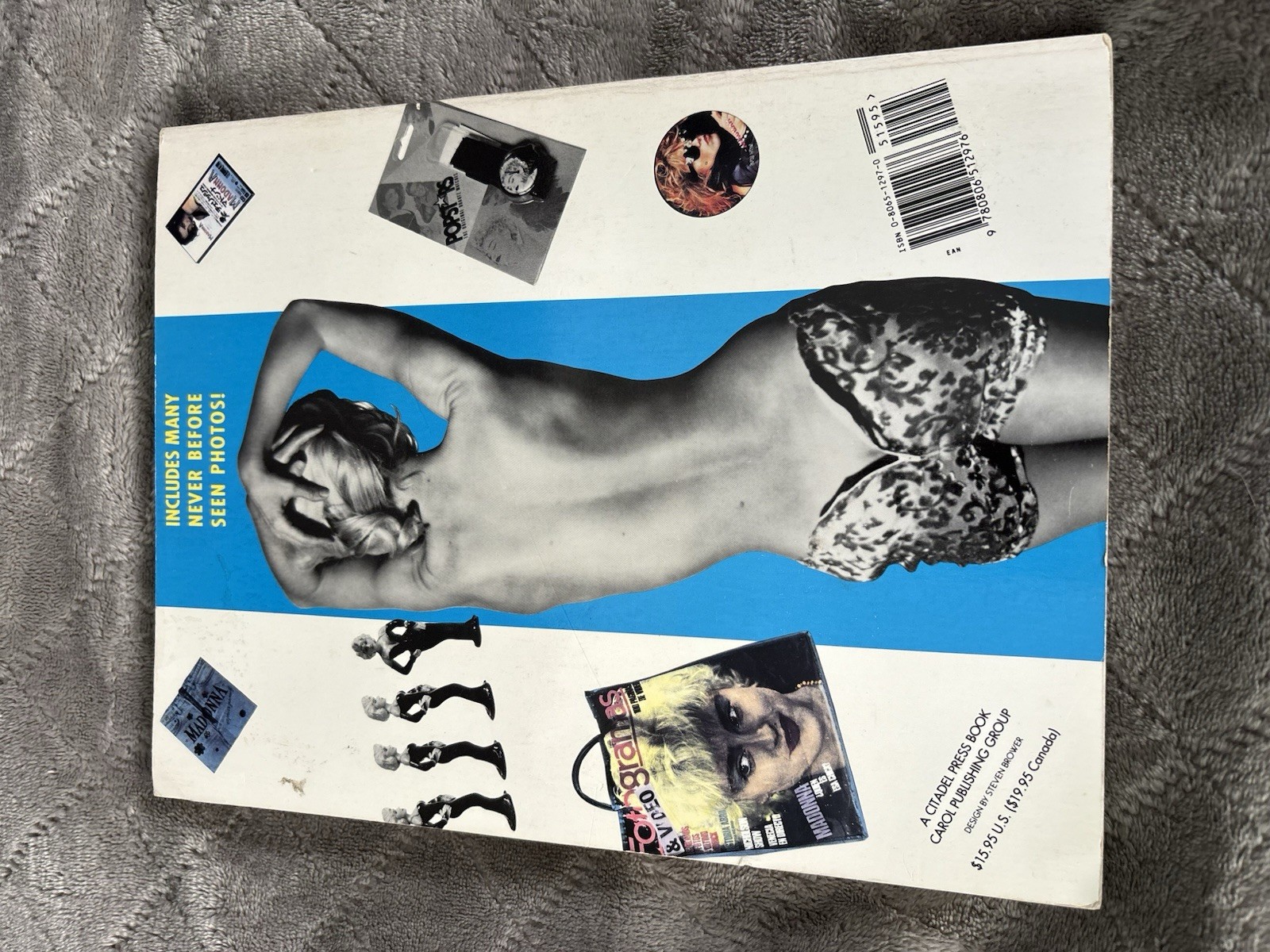 The Madonna Scrapbook by Lee Randall PB 1992 1st Edition 1st Printing VG+