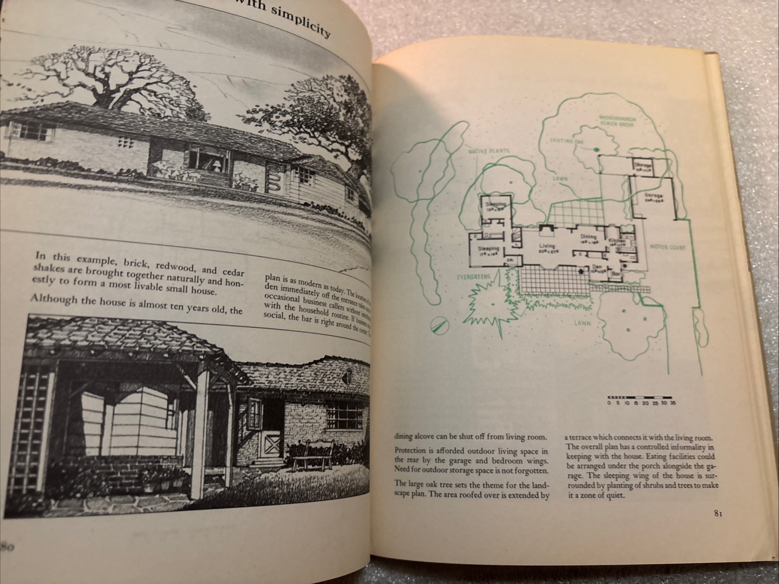 Western Ranch Houses by Sunset Magazine & Cliff May / 1955 5th Printing HC Book