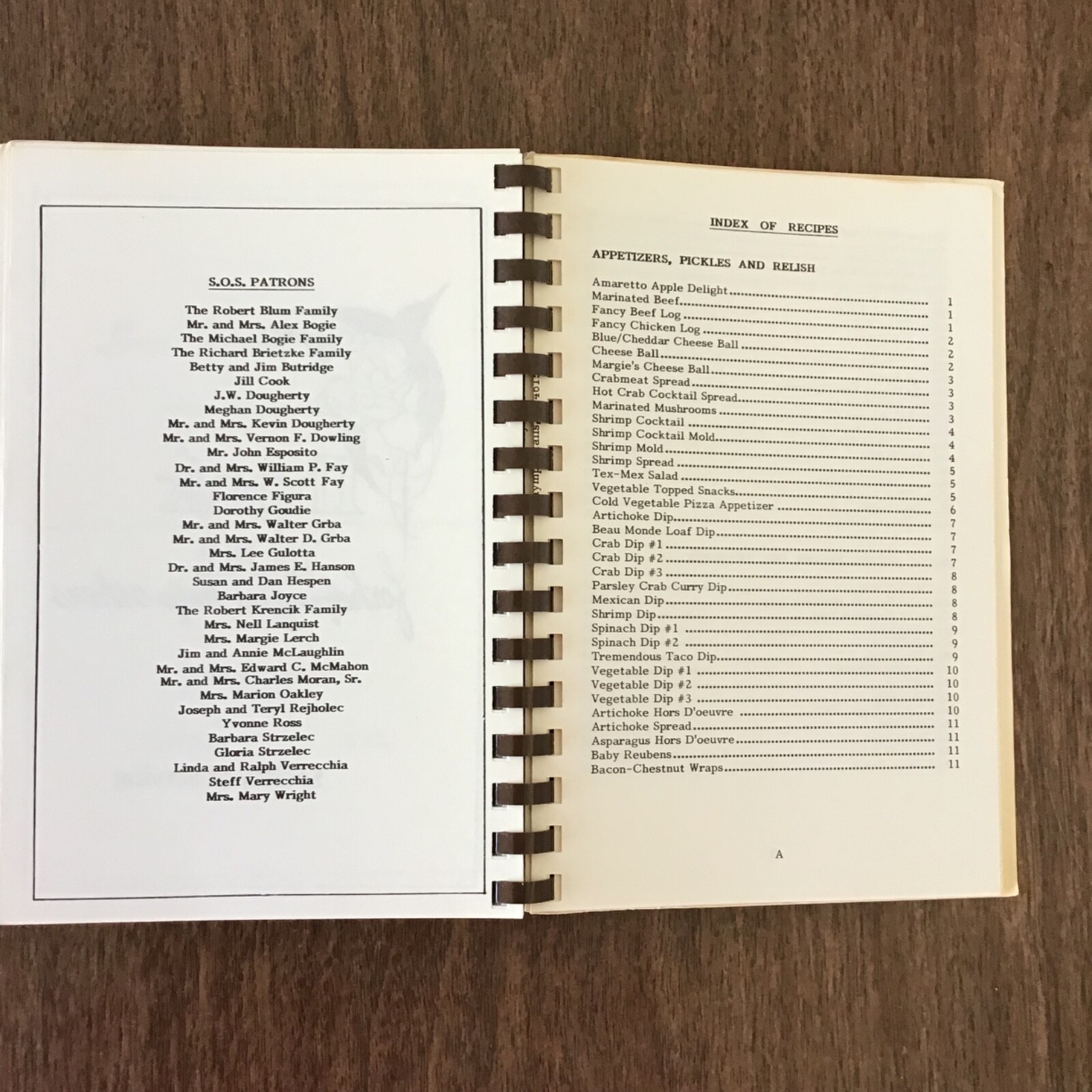Olympia Fields Illinois Society of Serving Vtg 1985 Cookbook SEE INDEX PHOTOS