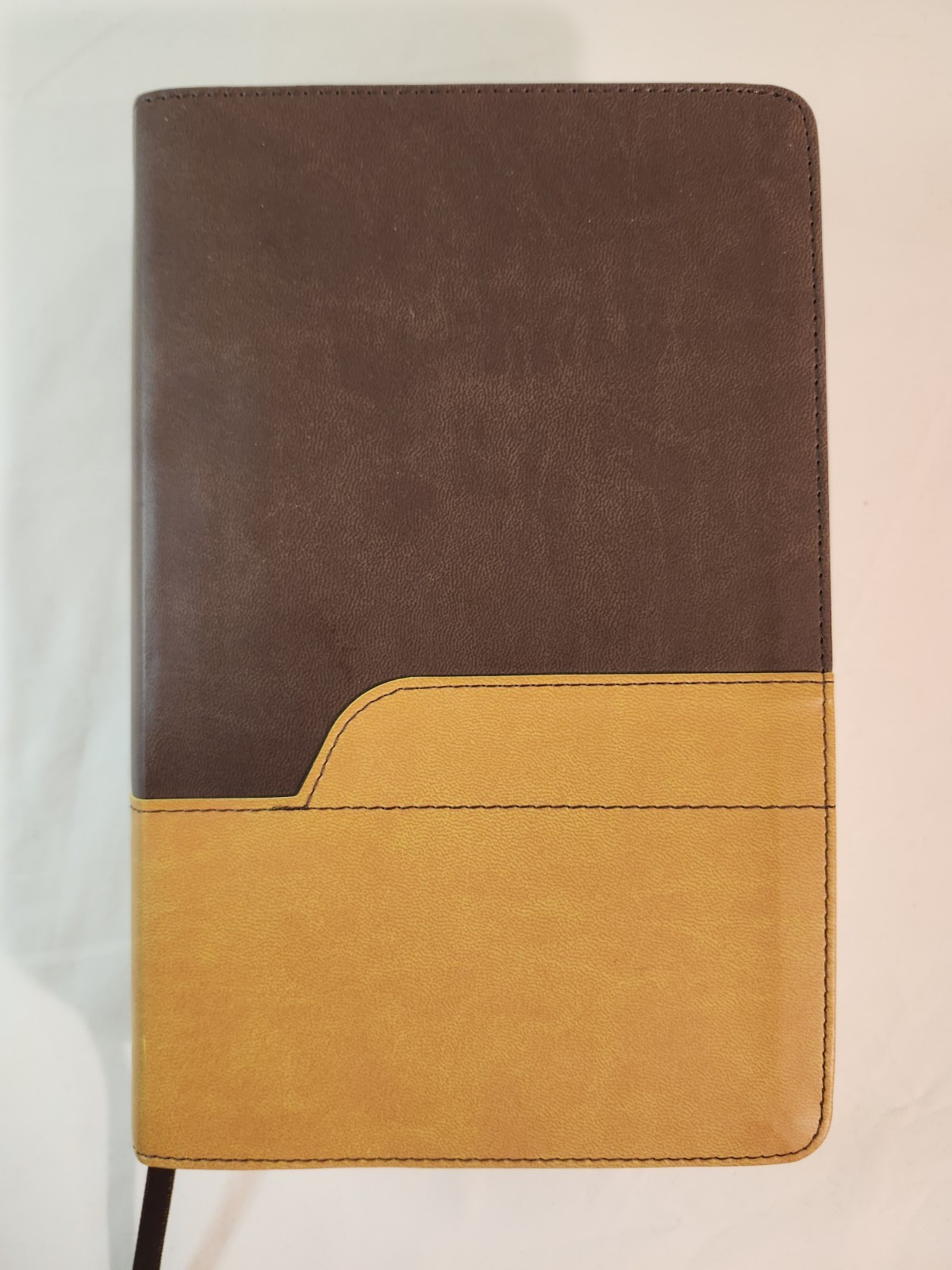 NIV Bible Zondervan Personal Size Large Print Leathersoft Chocolate/Amber 2011