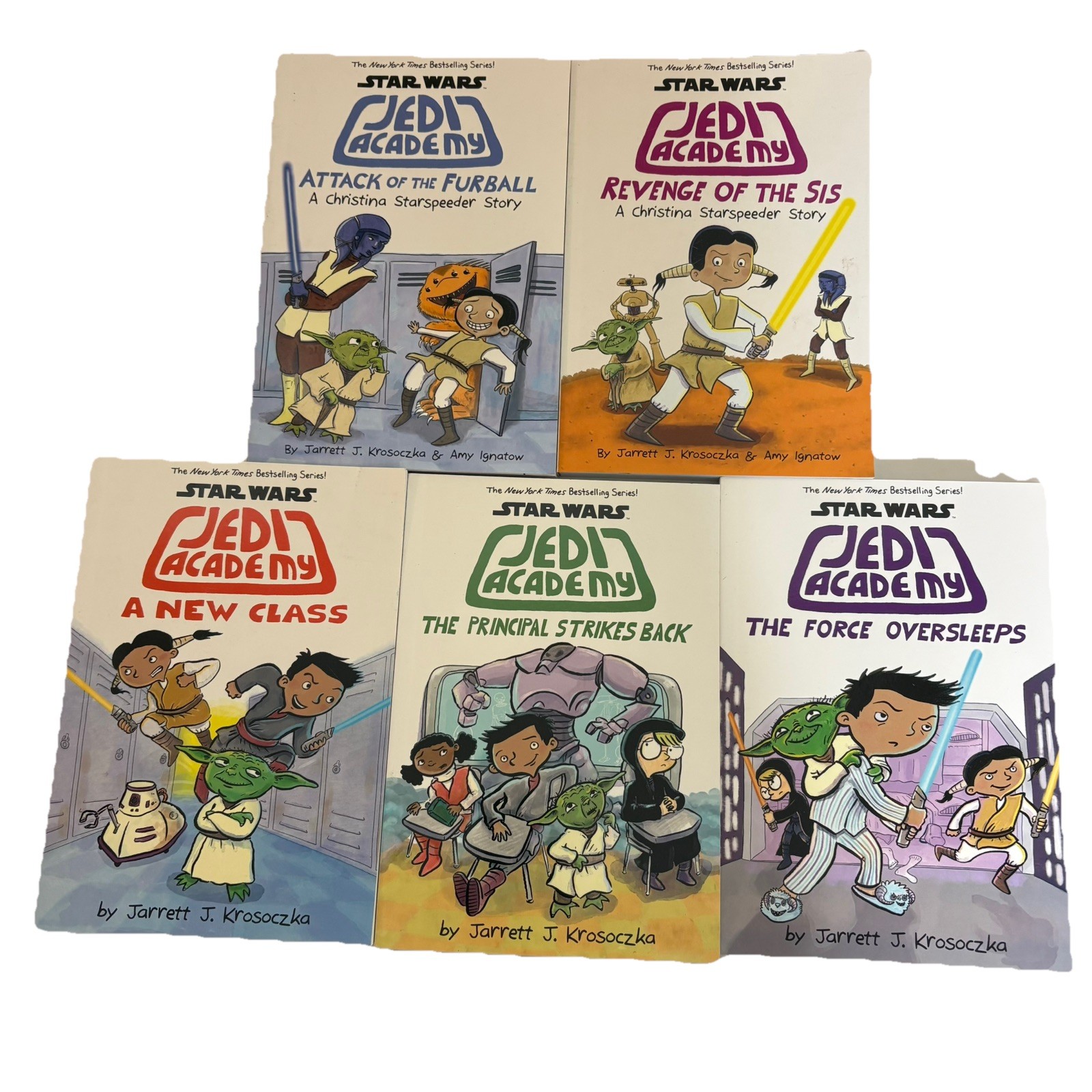 Star Wars : Jedi Academy — Series Collection — 5 Paperback Book Lot
