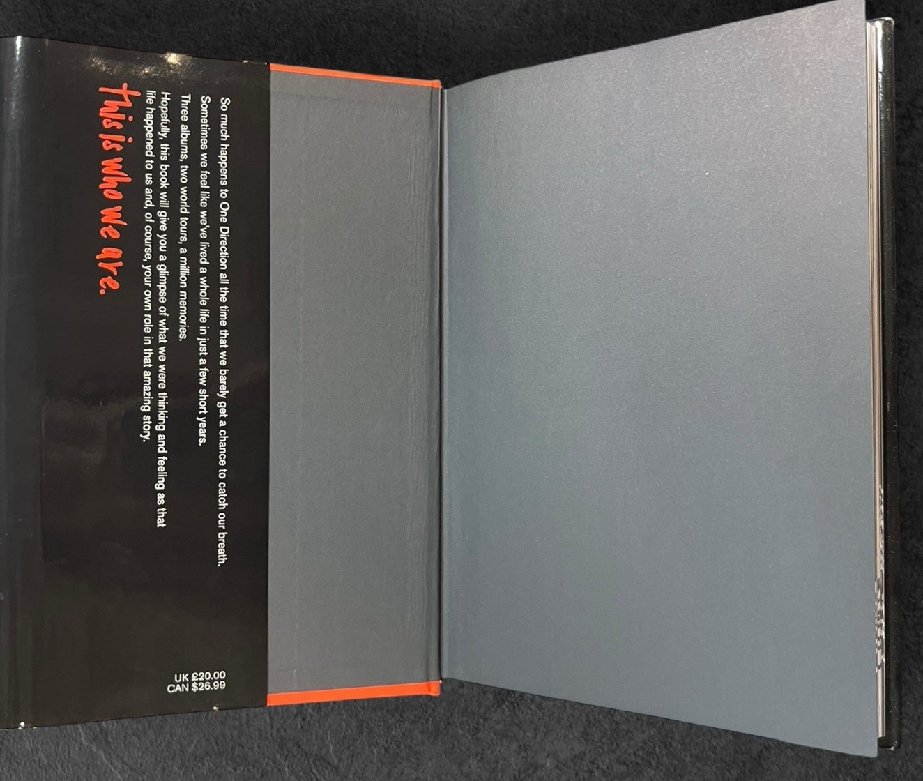 One Direction Who We Are Book Our Official Autobiography – Hardcover