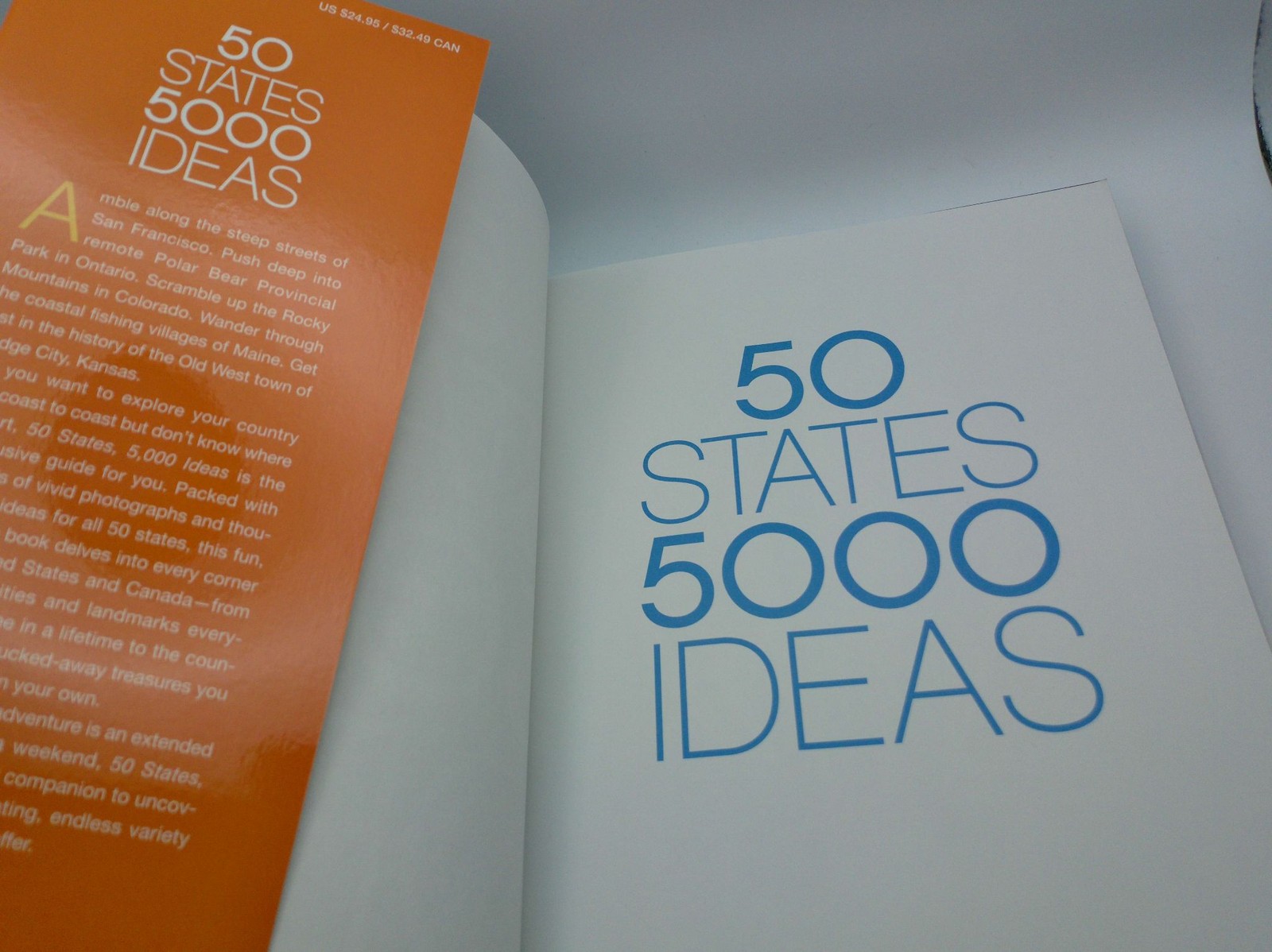 National Geographic 50 States 5000 Ideas Travel Book Paperback 2017 Joe Yogerst
